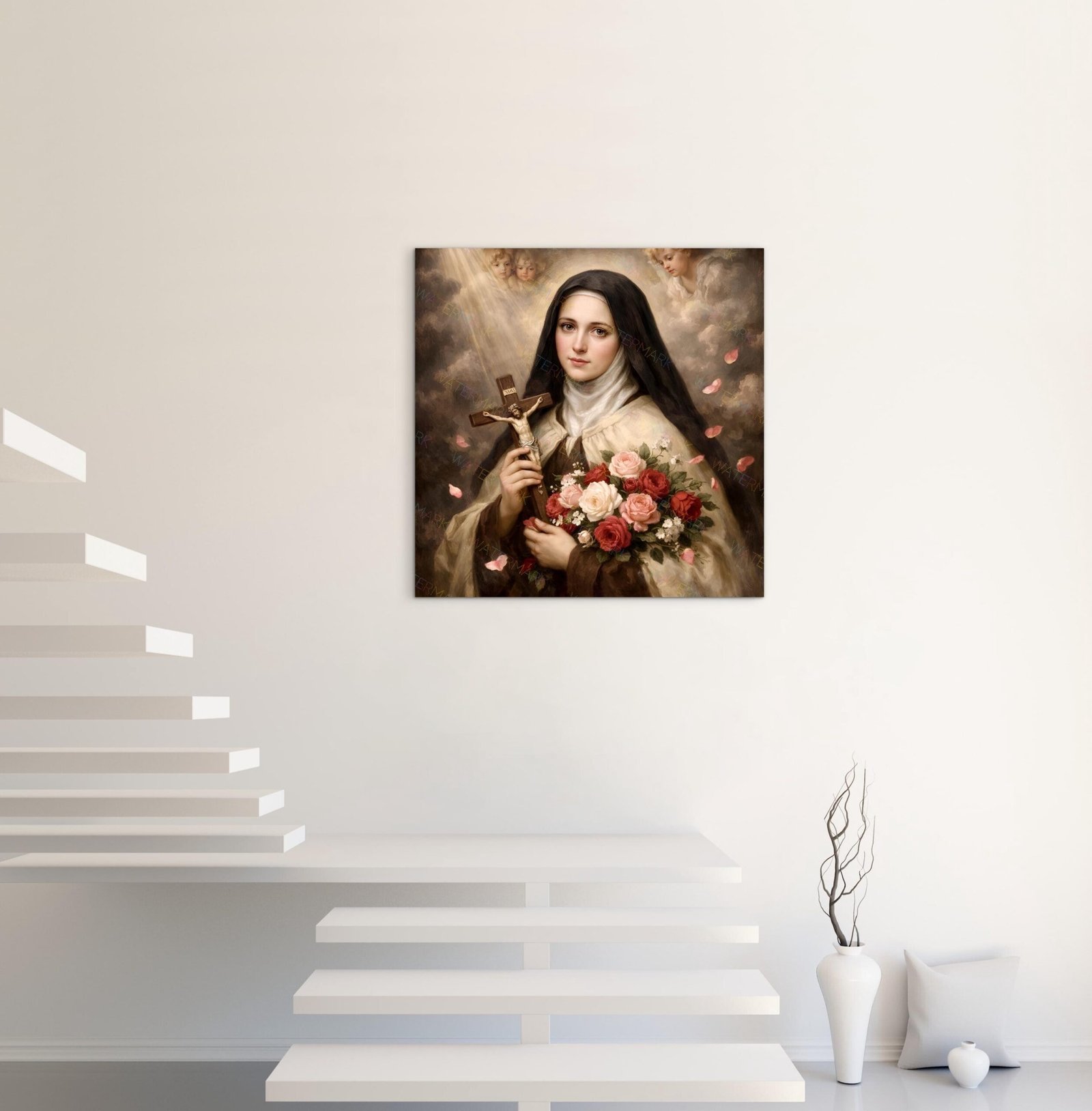 Saint Therese of Lisieux Canvas: Catholic Saint Wall Art - Image 6