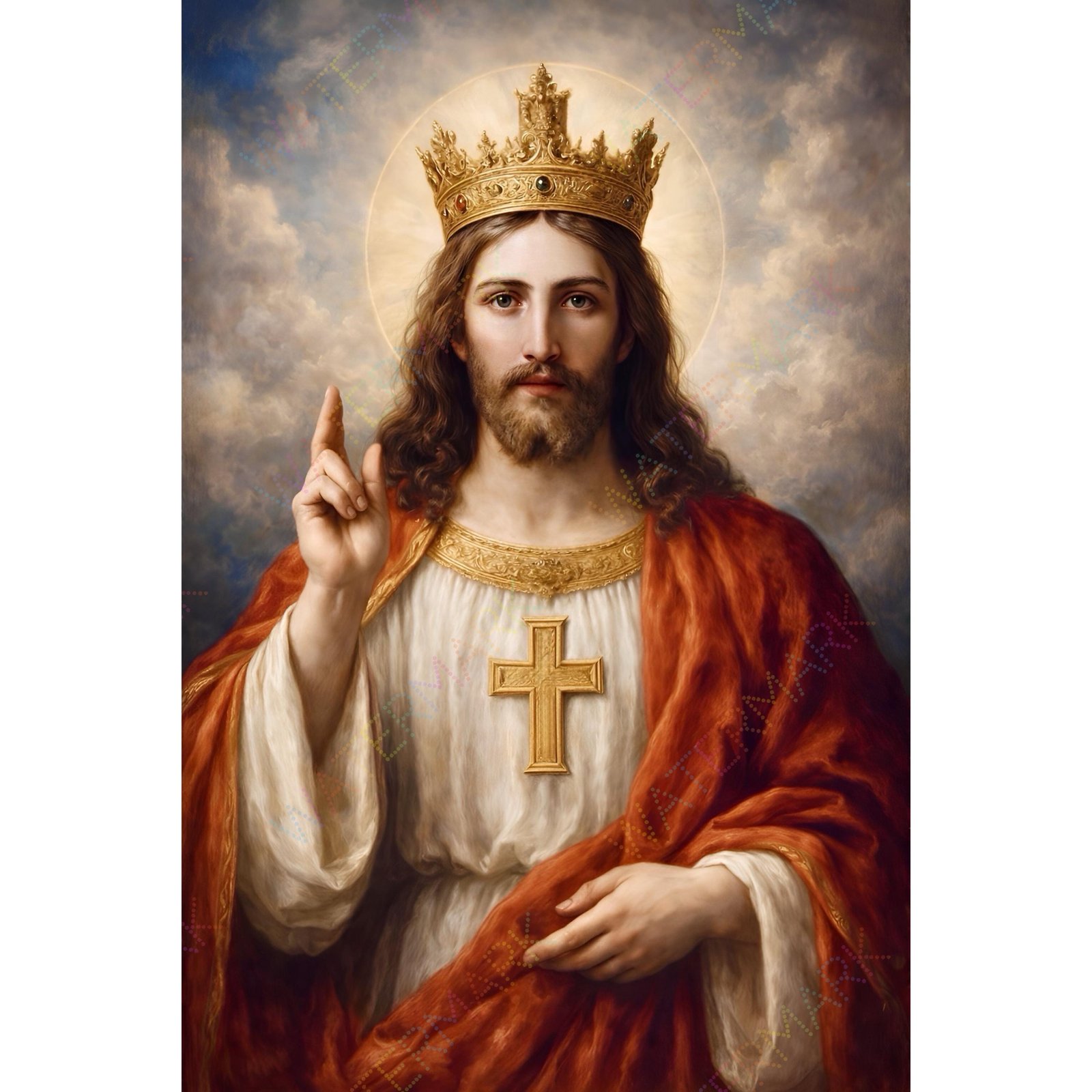 Jesus Christ Canvas Art: Lord and King