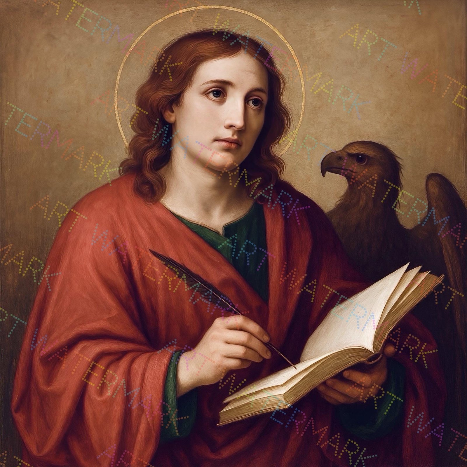 St. John the Apostle Canvas Art: Religious Wall Decor