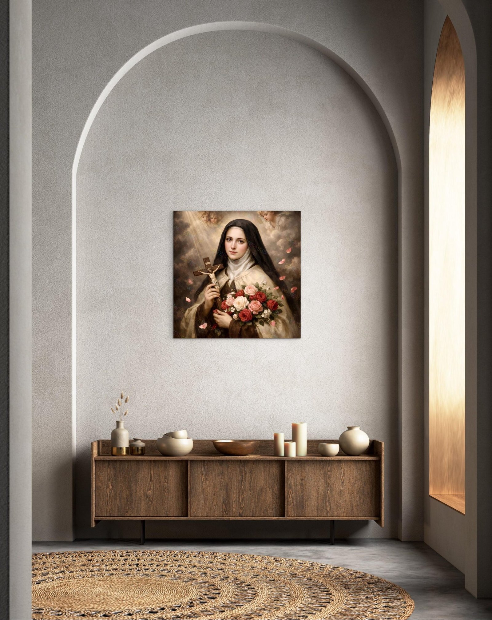 Saint Therese of Lisieux Canvas: Catholic Saint Wall Art - Image 4