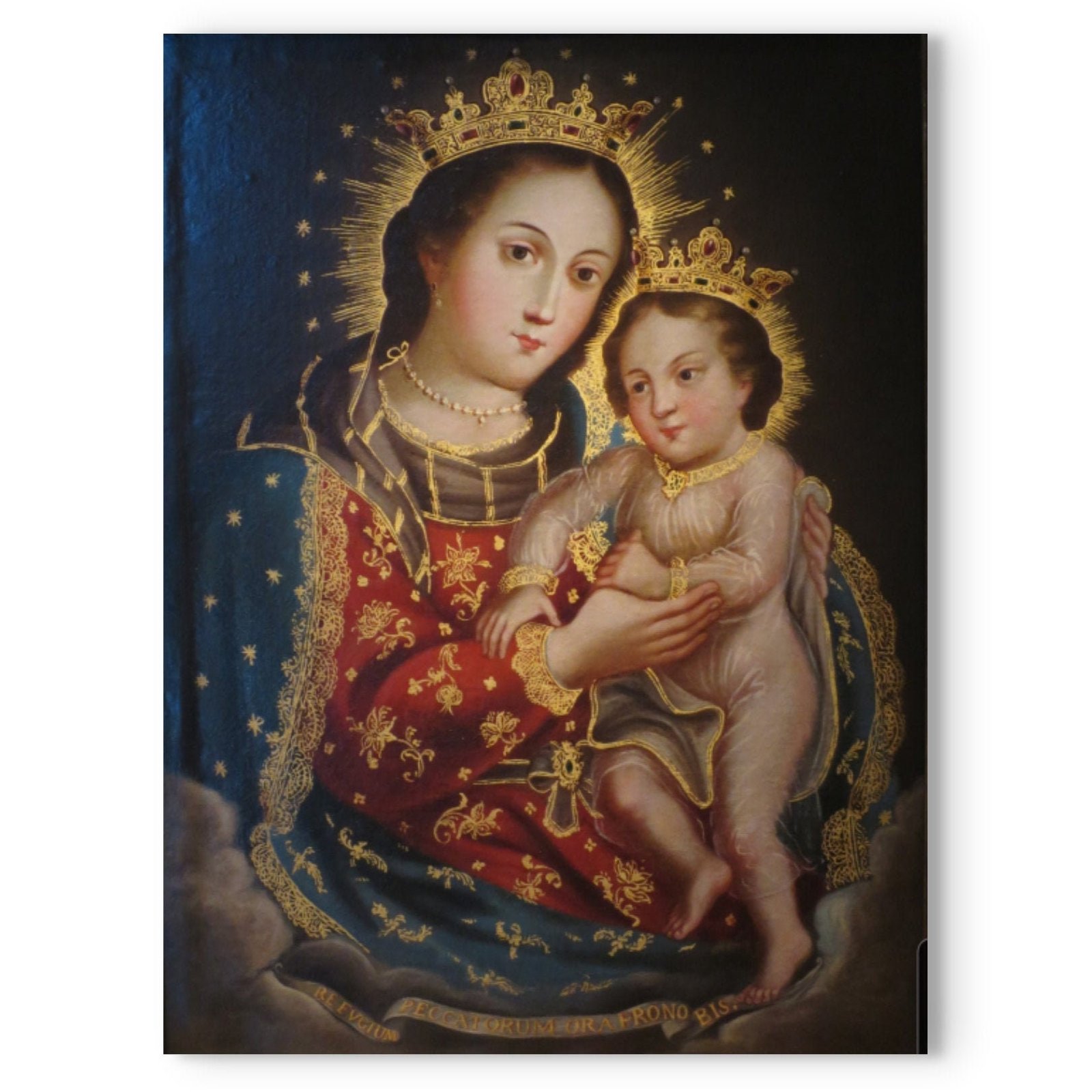 Our Lady Refuge of Sinners: Catholic Canvas Art Print