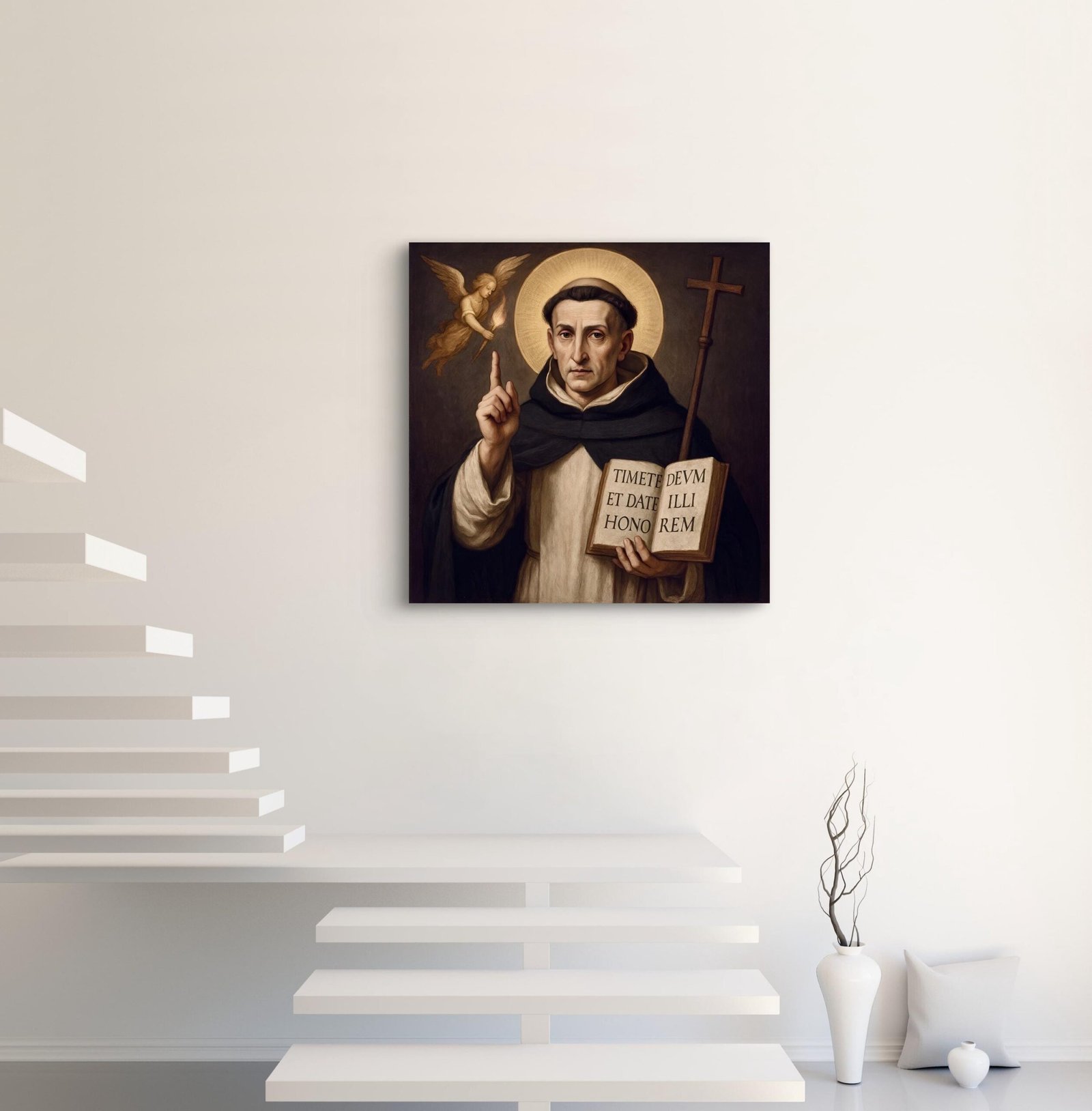 St. Vincent Ferrer Canvas Art: Catholic Saint Picture - Image 2