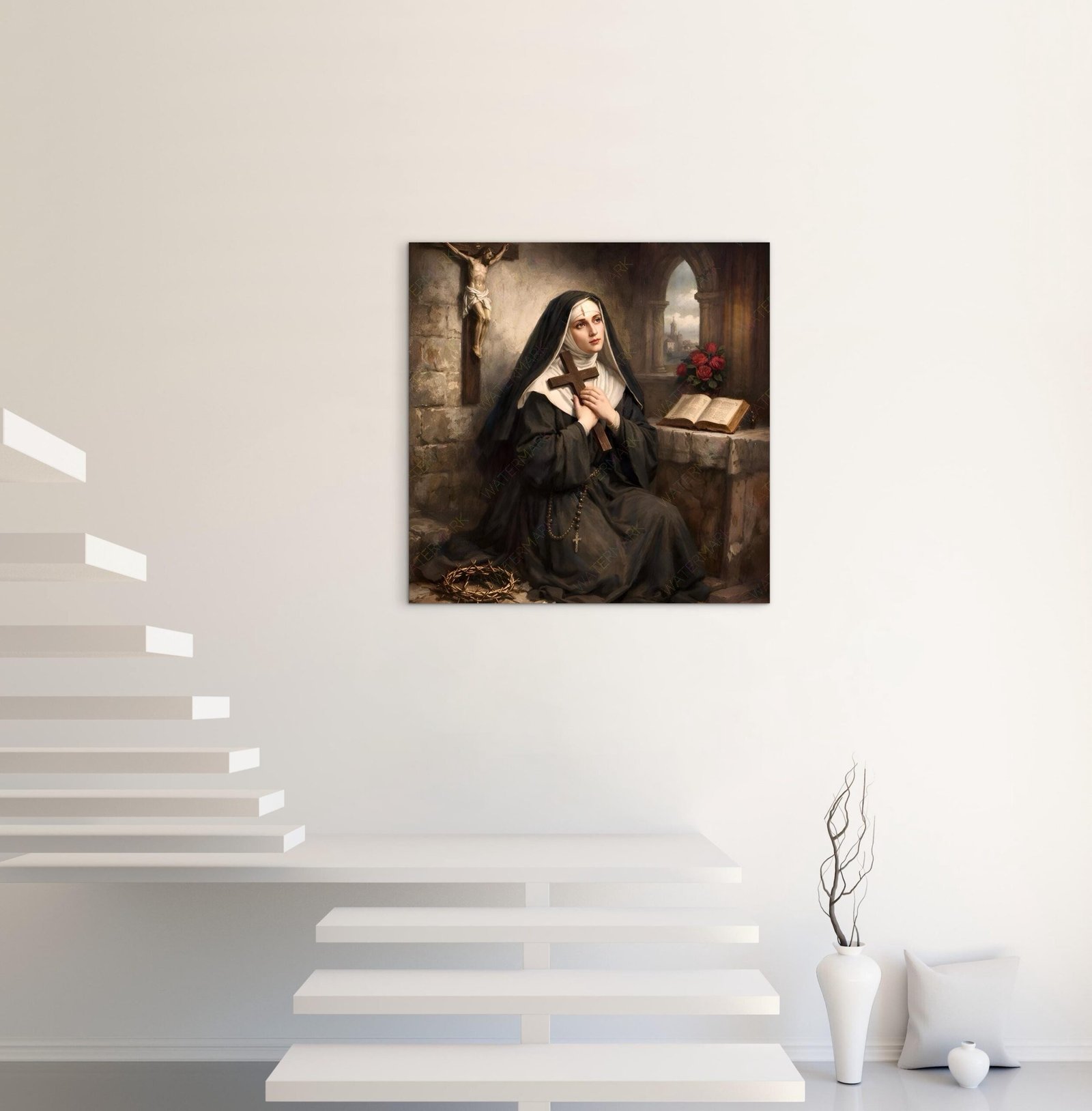 St. Rita of Cascia Canvas Art Picture | Catholic Saint Pictures | Patroness - Image 5