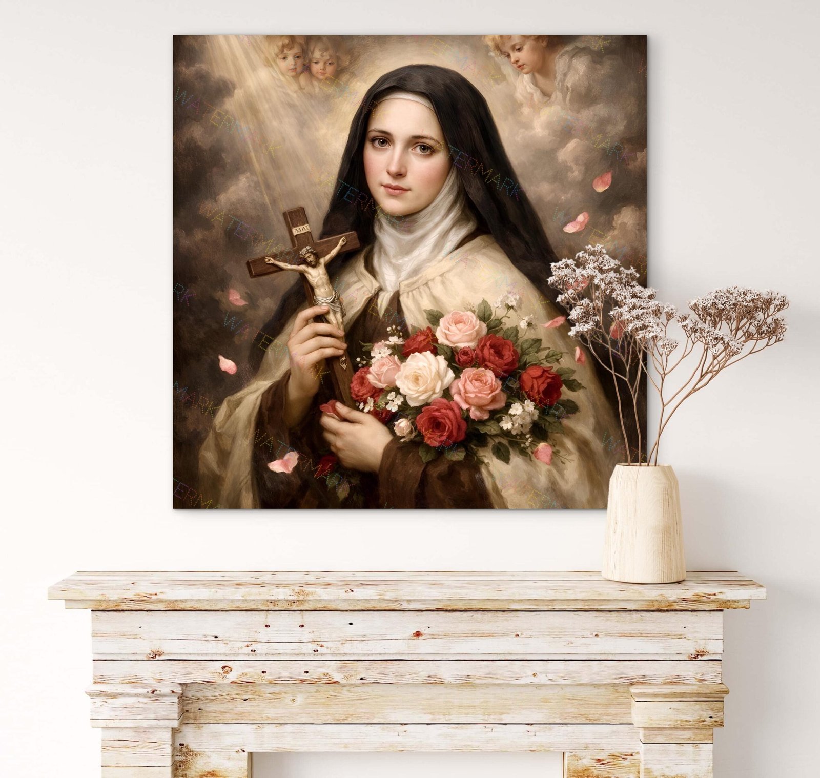 Saint Therese of Lisieux Canvas: Catholic Saint Wall Art - Image 2