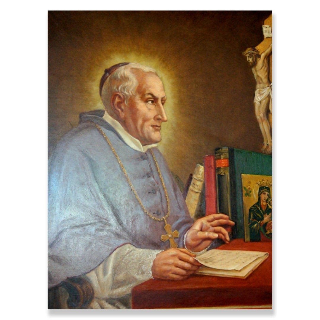 St. Alphonsus Liguori Canvas Art, Redemptorist Father, Wall Decor, Catholic Artwork , Saints Pictures