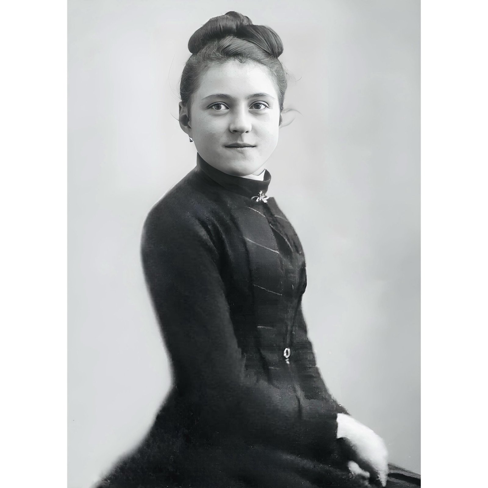 St. Thérèse of Lisieux Canvas Print: Restored Photograph, The Little Flower