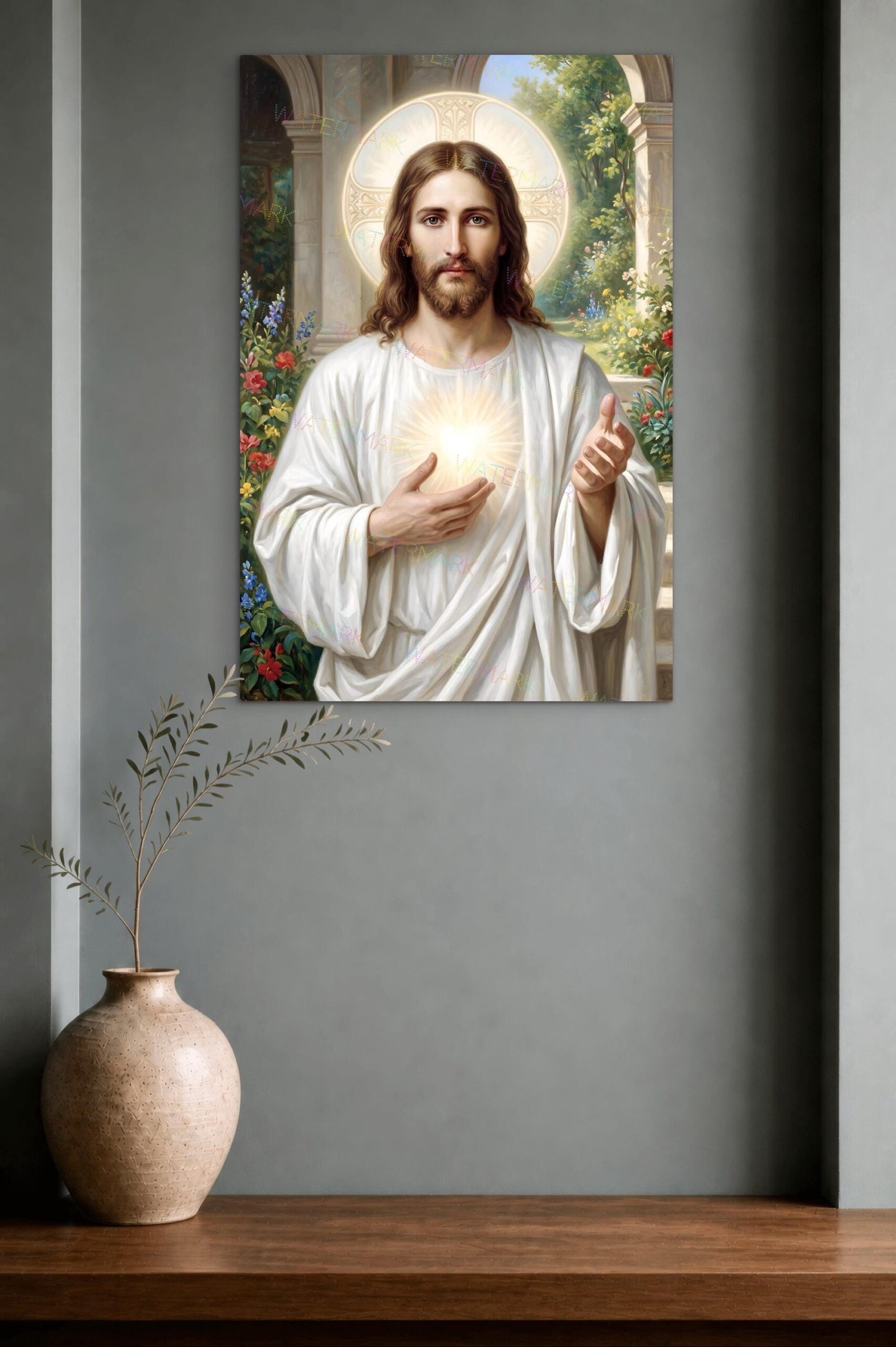 He Has Risen Christ Canvas Print | Resurrection Jesus Painting, Religious Art - Image 12