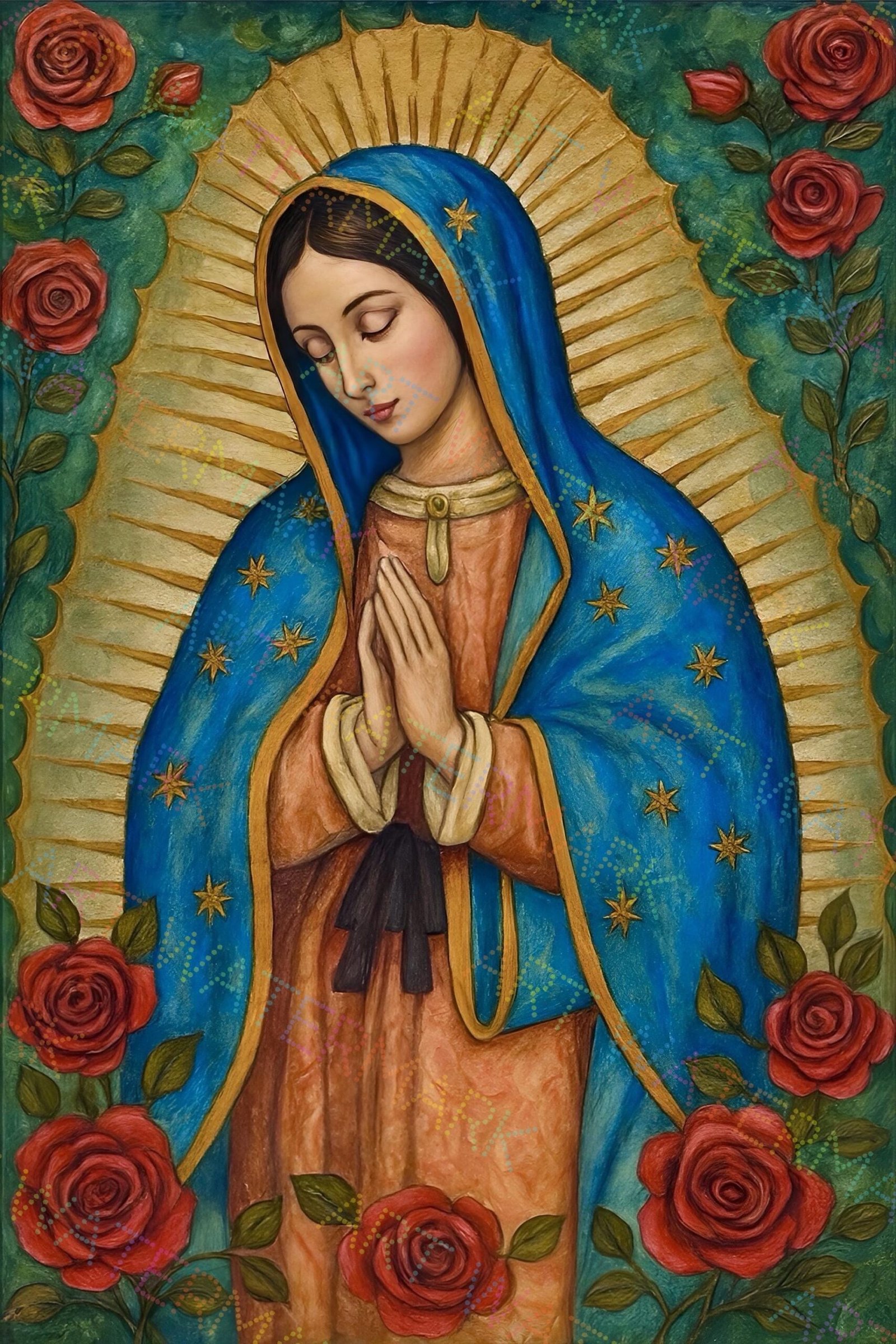 Our Lady of Guadalupe Canvas Art: Catholic Home Decor, Virgin Mary Painting - Image 2