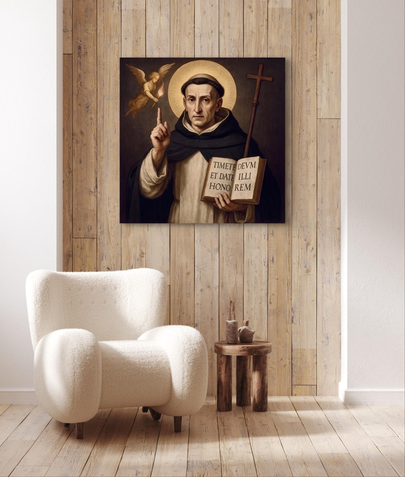 St. Vincent Ferrer Canvas Art: Catholic Saint Picture - Image 4