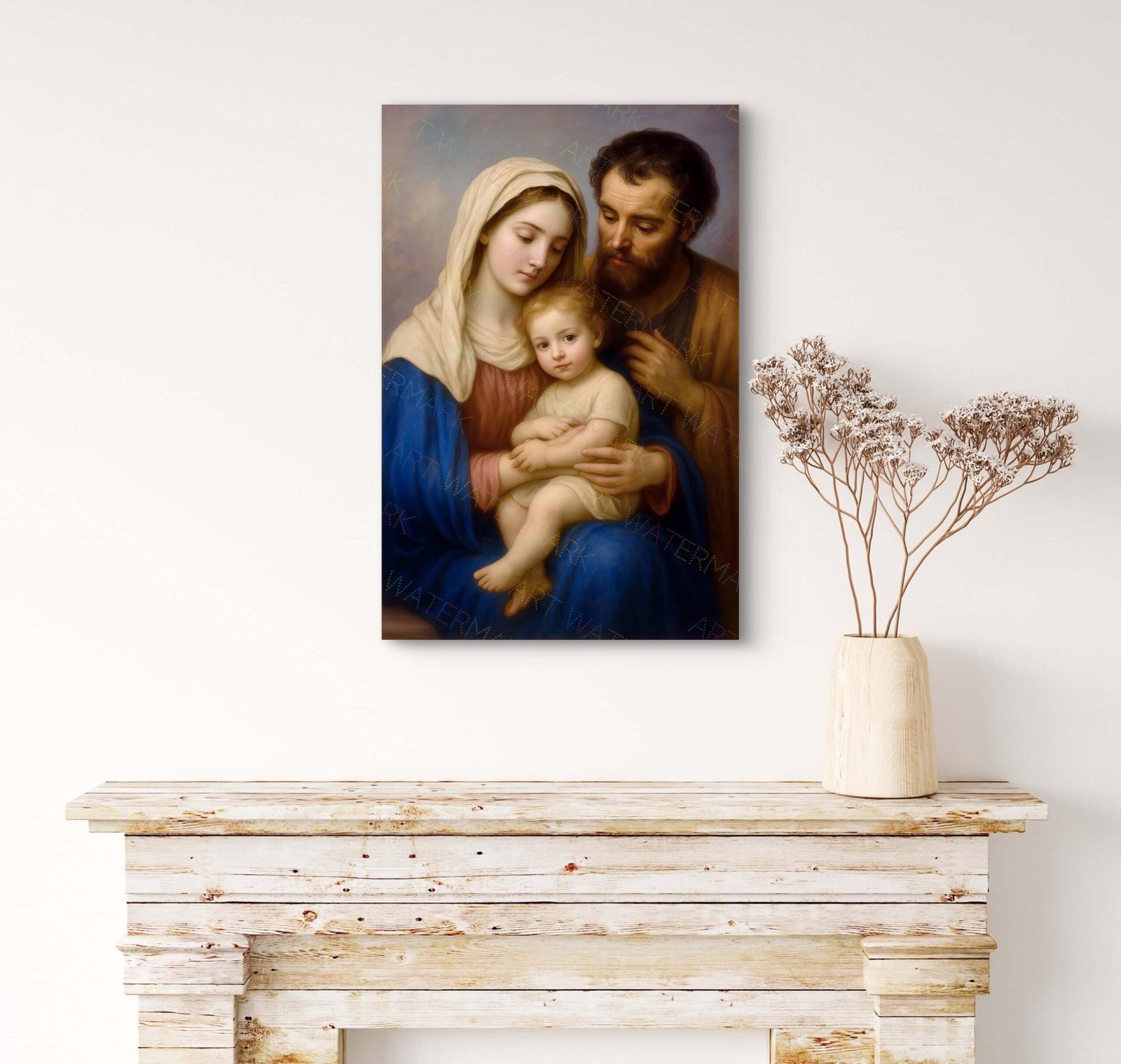 Holy Family Art Print: Catholic Home Decor (Digital Download) - Image 3