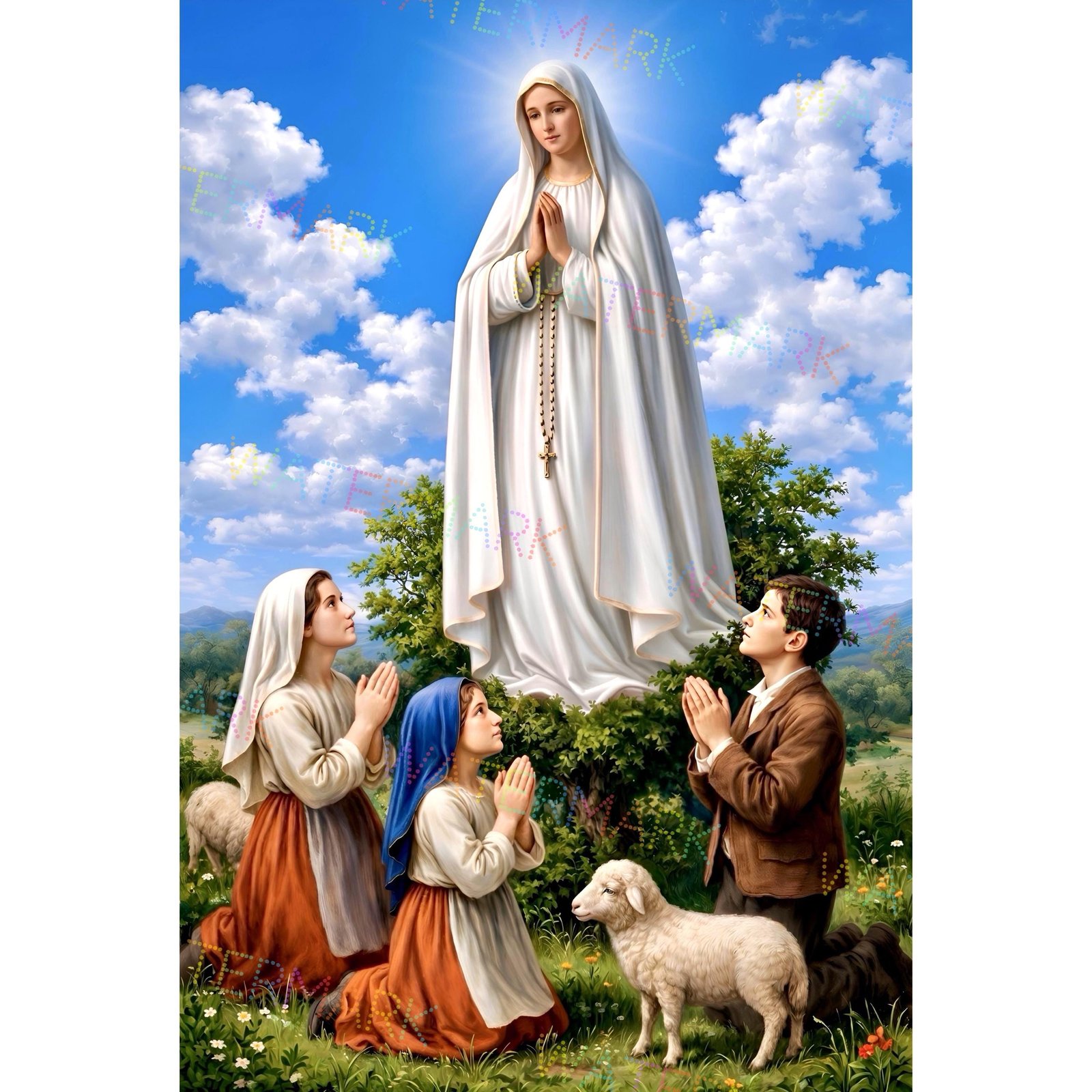 Our Lady of Fatima Canvas | Catholic Wall Art