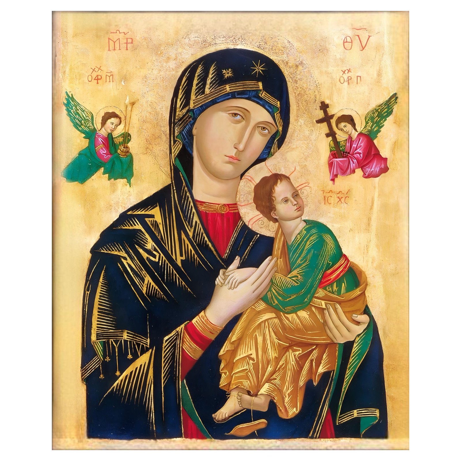 Our Lady of Perpetual Help, Canvas Art, Large Wall Decor, Fine Art Prints