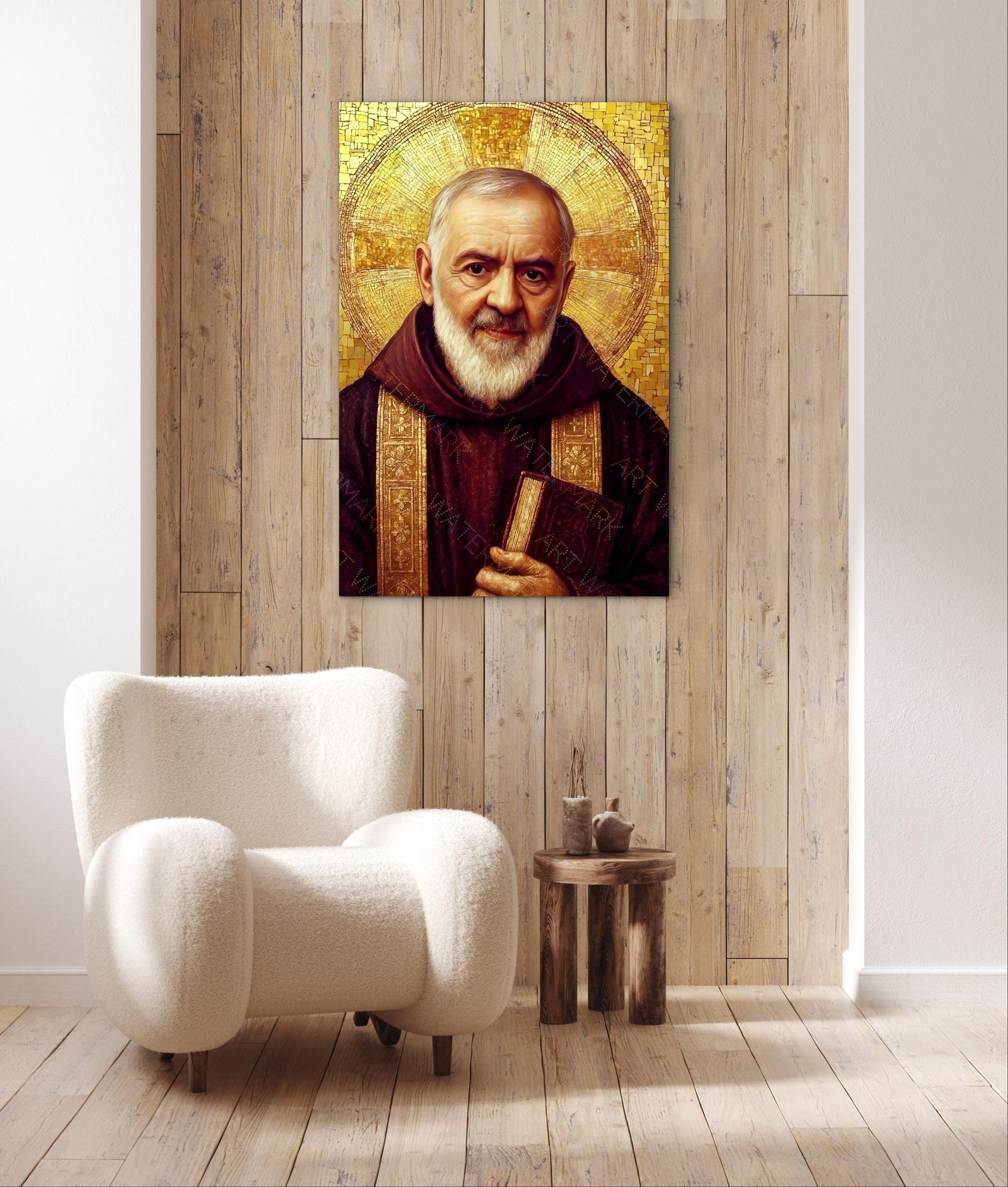 Padre Pio Digital Print, Saint Catholic Art, Catholic Wall Art, Digital Download
