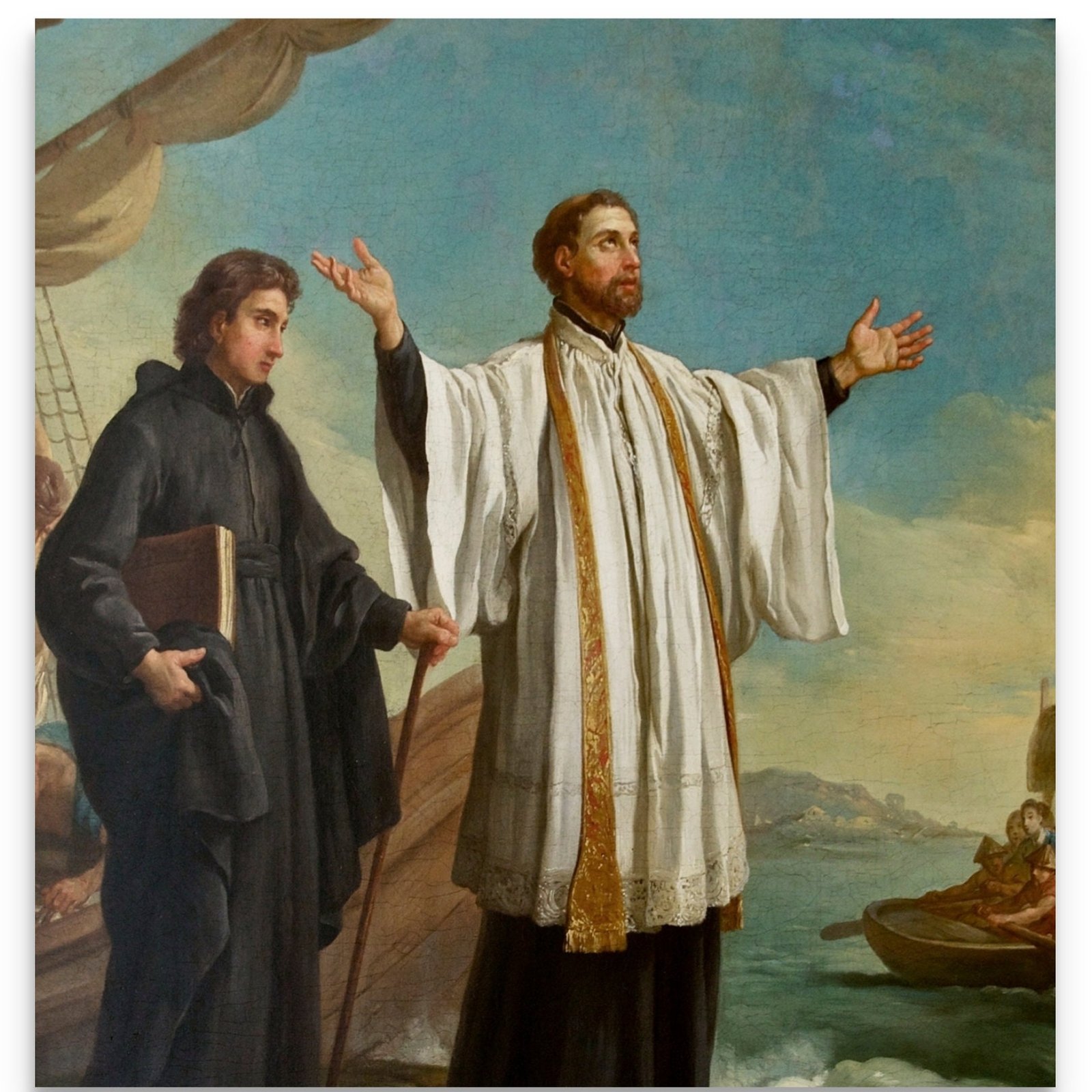 Saint Francis Xavier Canvas Art: Catholic Decor, Missionary Saint