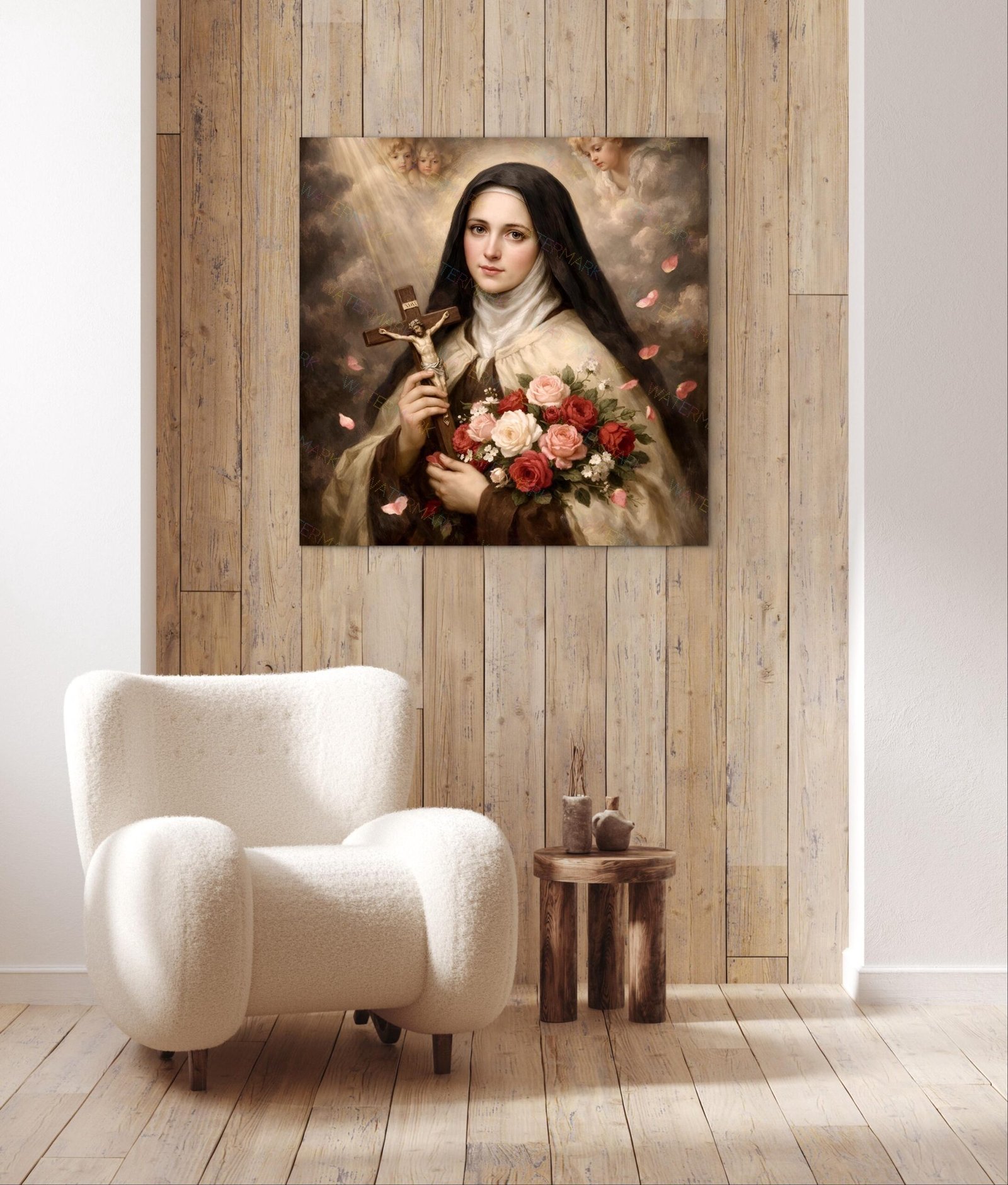 Saint Therese of Lisieux Canvas: Catholic Saint Wall Art - Image 3