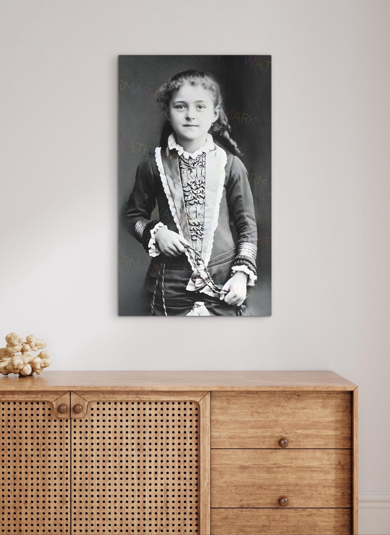 St. Thérèse of Lisieux Childhood Portrait | Restored Catholic Canvas - Image 5
