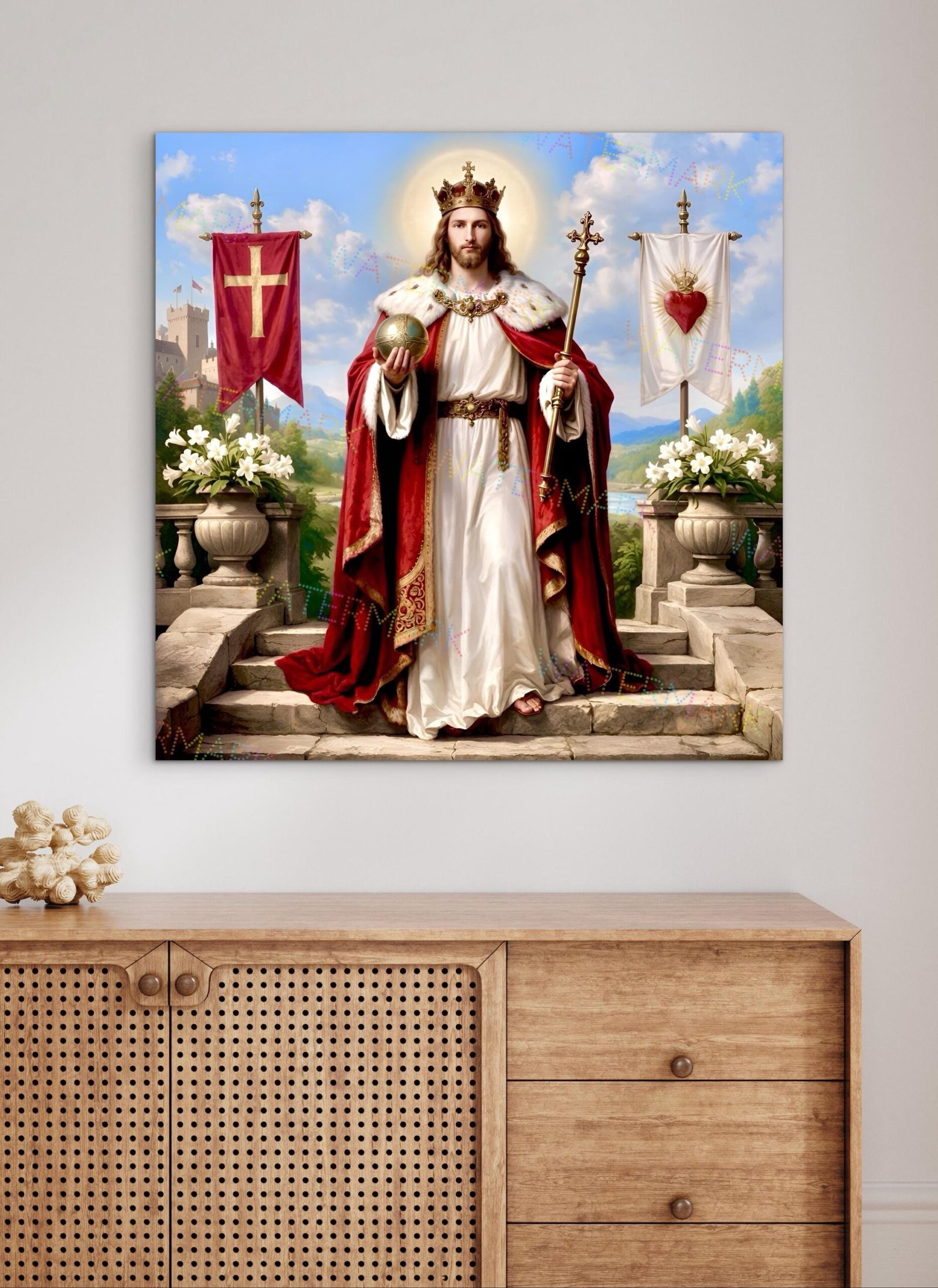 Christ the King Canvas Art: Jesus Christ Lord Wall Decor - Image 5
