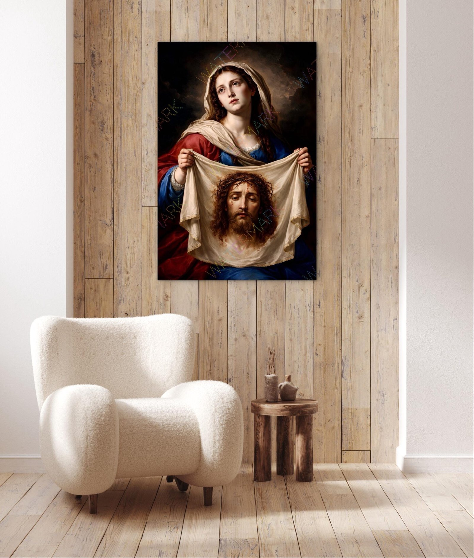 St. Veronica Holy Veil Print | Catholic Saint Printable Art (Digital Download) - Image 4