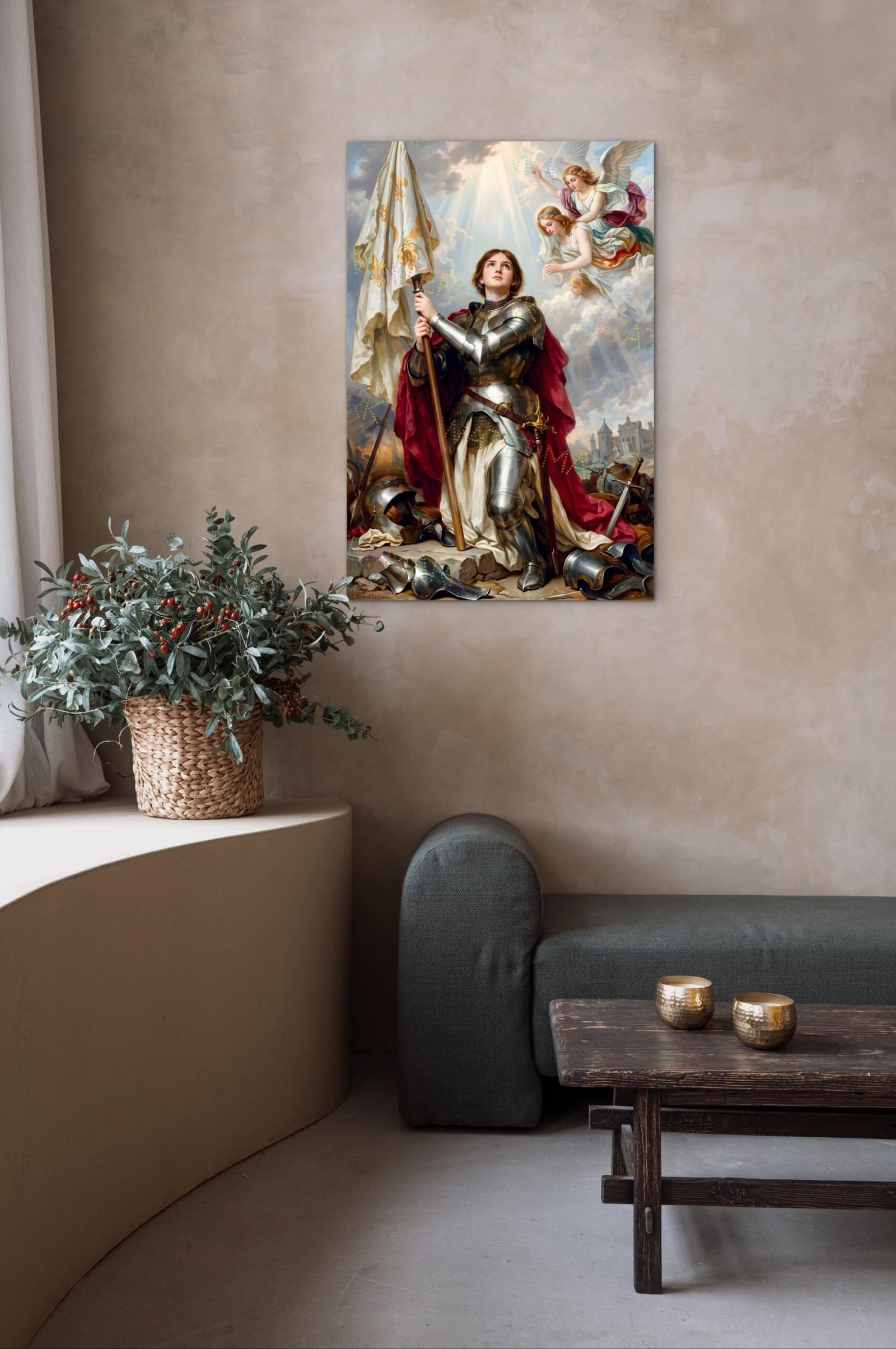 St. Joan of Arc Canvas | Catholic Courage & Strength Art - Image 7