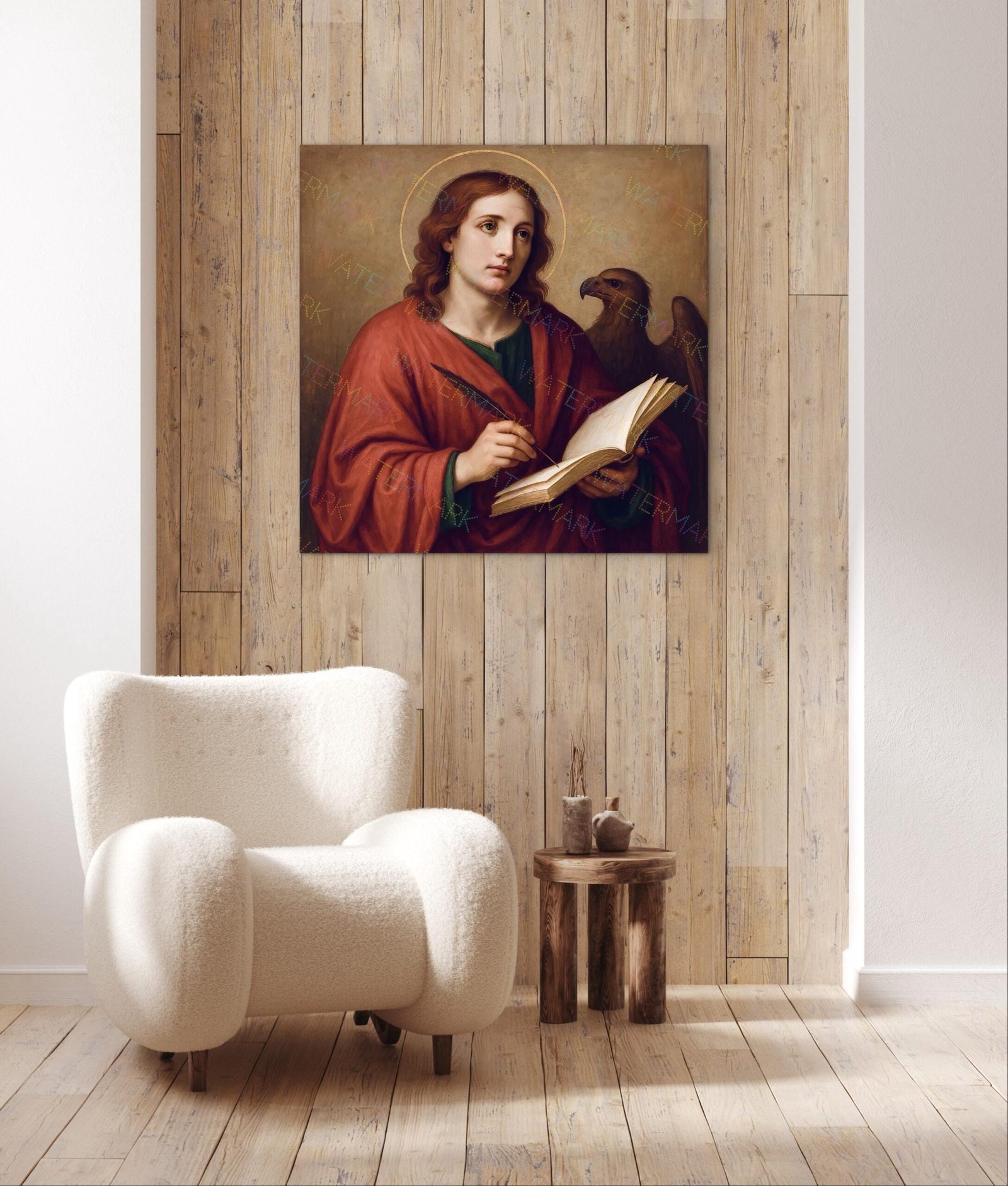 St. John the Evangelist Printable Wall Art | Catholic Digital Download | DIY Religious Home Décor Print