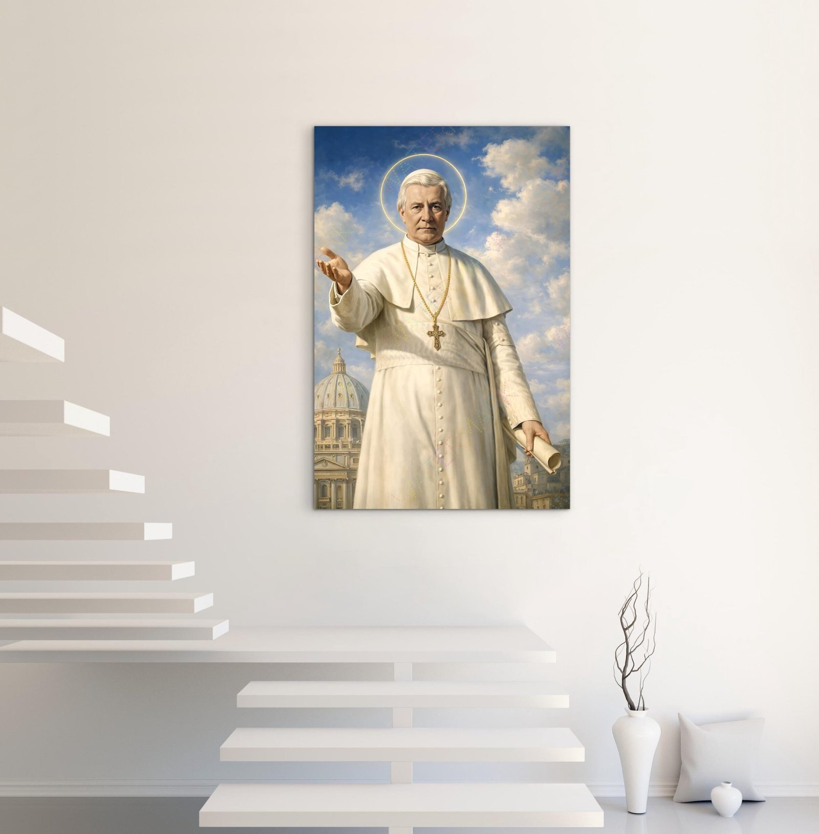 St. Pius X Canvas Art: Papal Catholic Artwork - Image 4