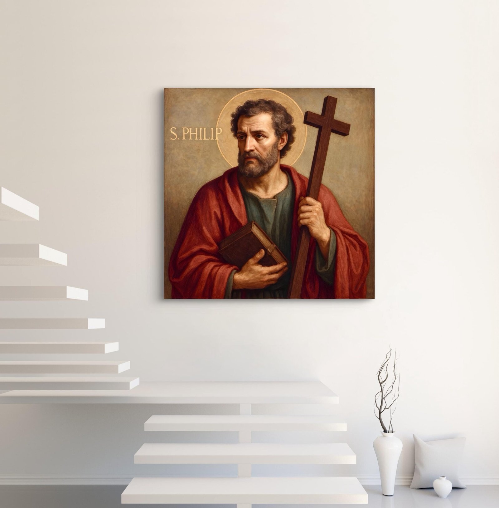 Saint Philip Canvas Art: Apostle & Martyr Devotional Wall Art - Image 2