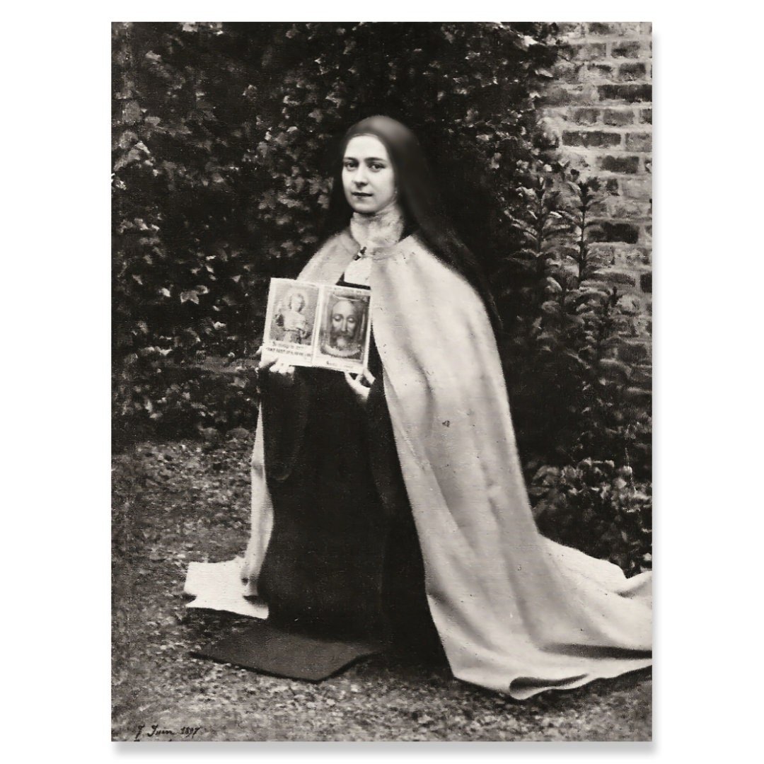 St. Theresa Canvas Art Print: Roses, Saint of Lisieux