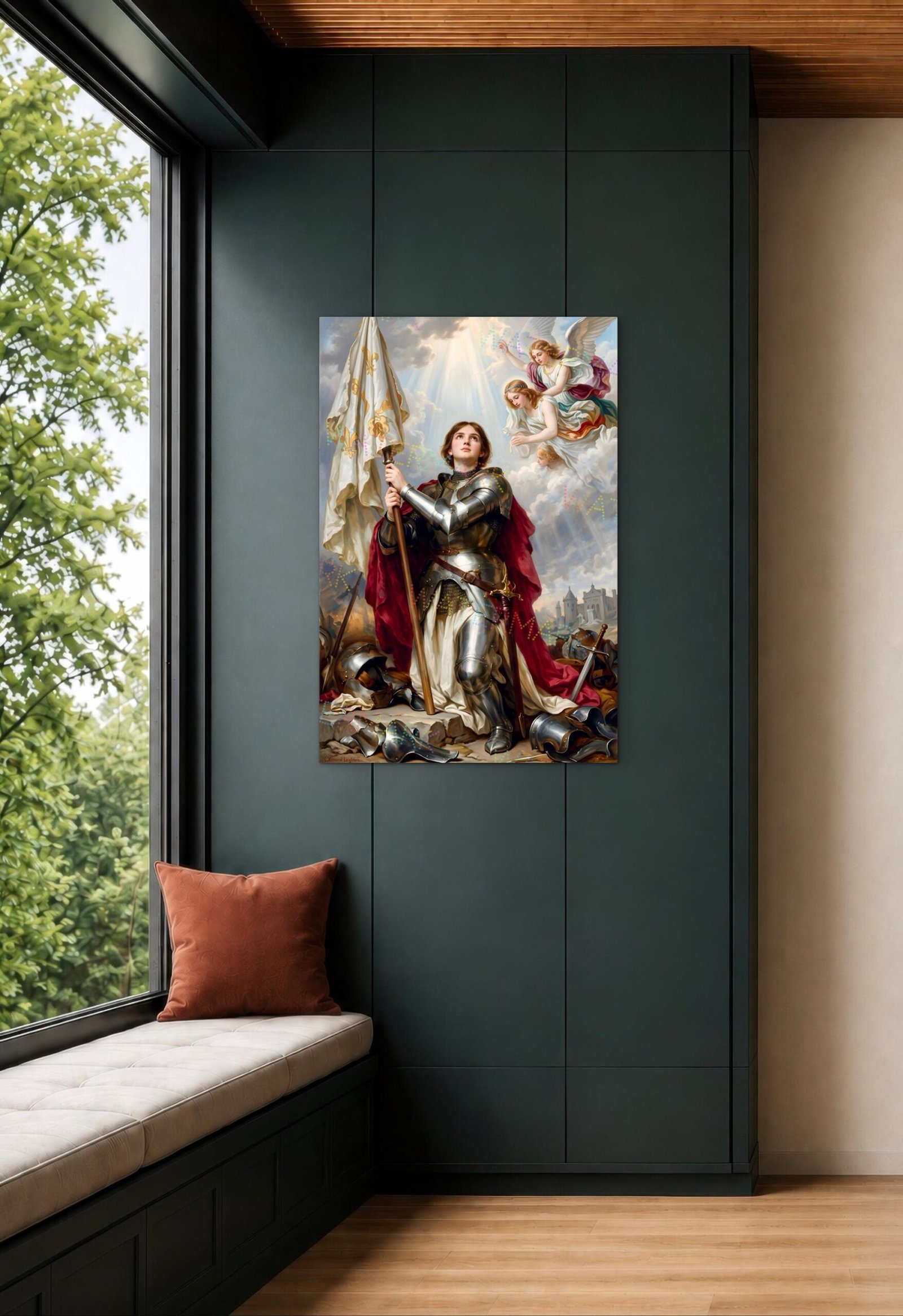 St. Joan of Arc Canvas | Catholic Courage & Strength Art - Image 4