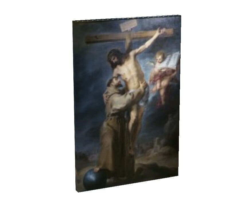 St. Francis Embracing Christ | Spanish Baroque Art by Bartolomé Esteban Murillo - Image 2