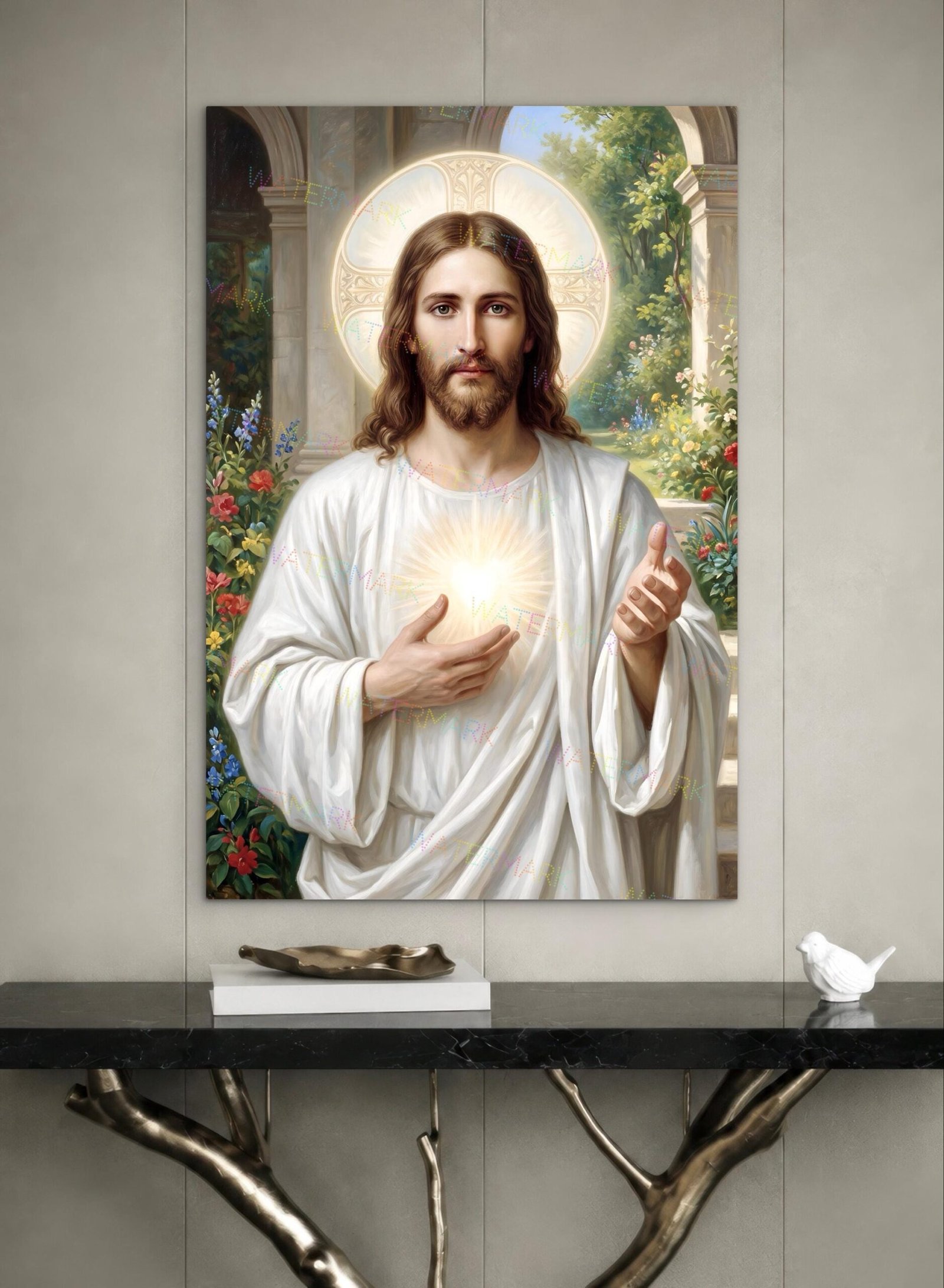 He Has Risen Christ Canvas Print | Resurrection Jesus Painting, Religious Art - Image 11