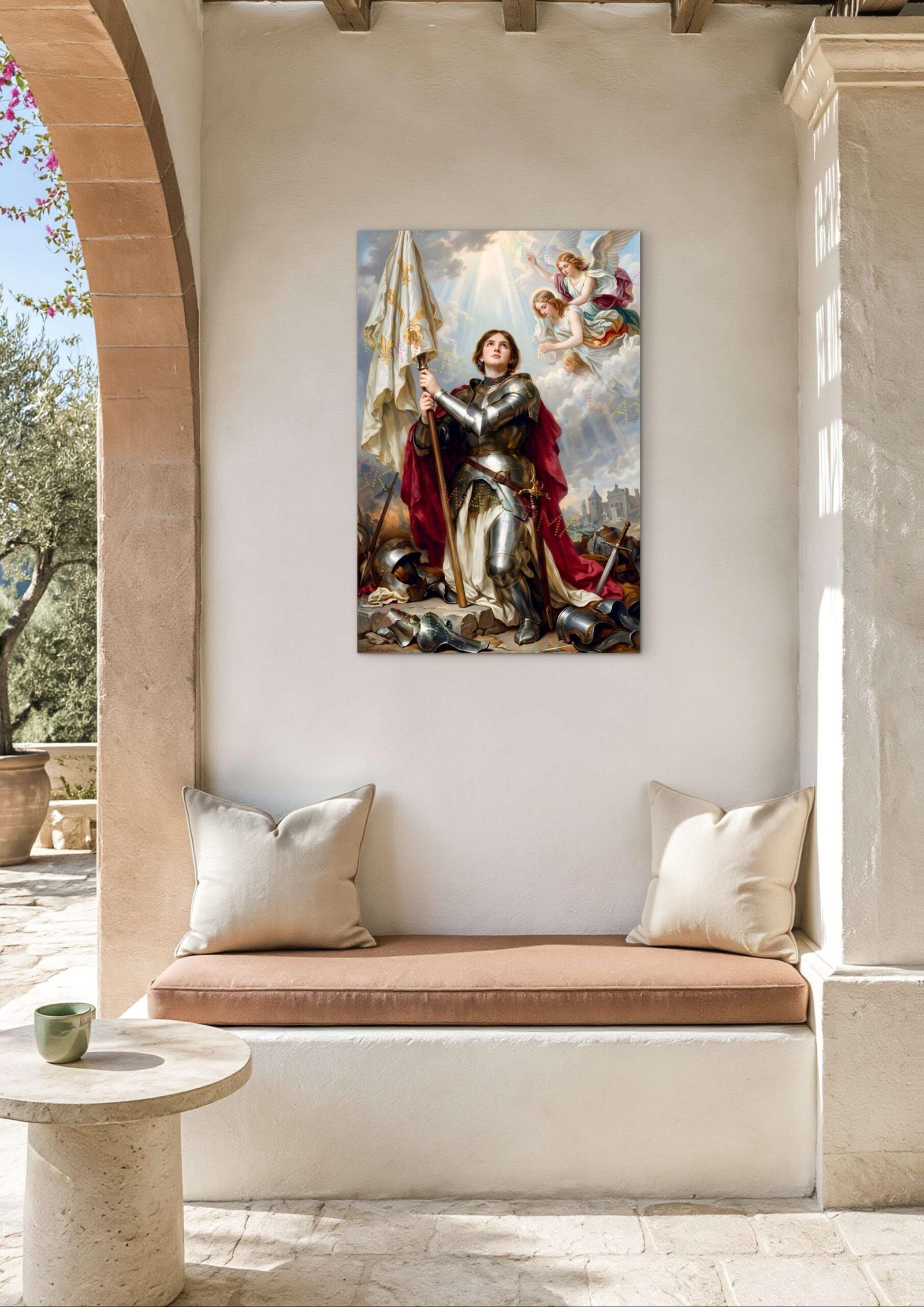 St. Joan of Arc Canvas | Catholic Courage & Strength Art - Image 6