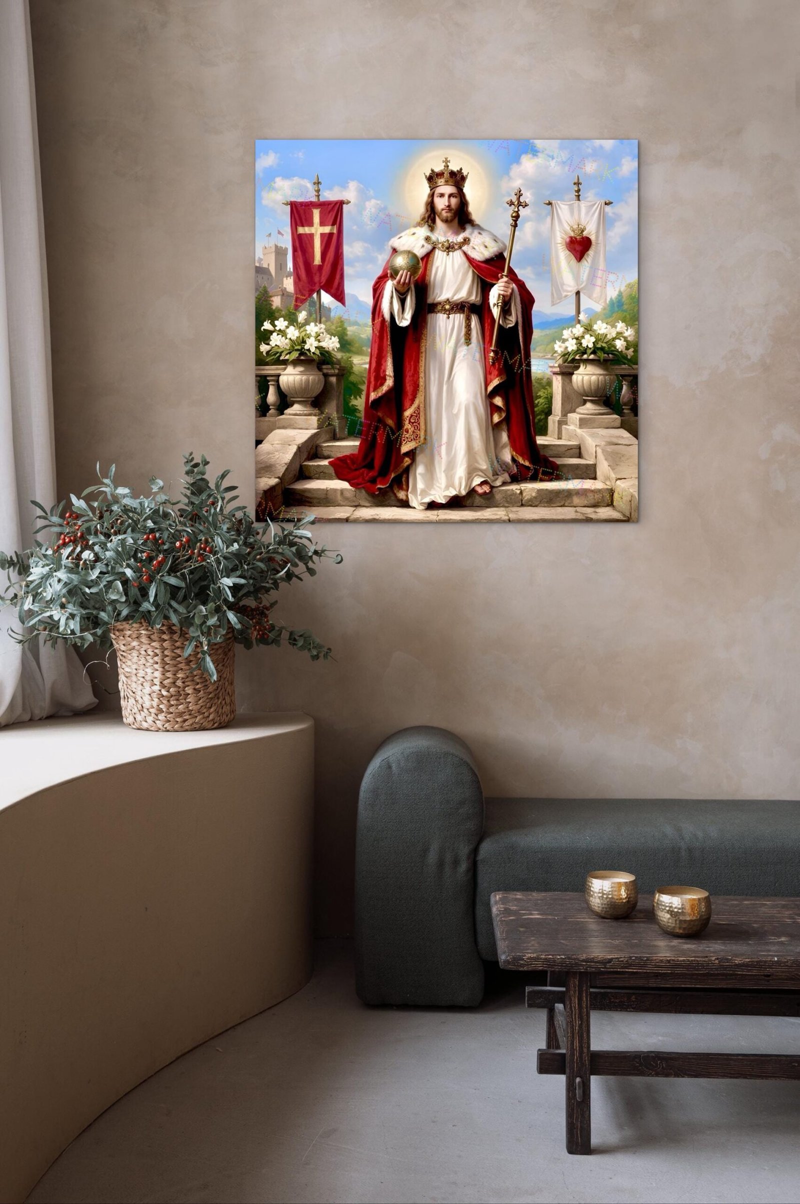 Christ the King Canvas Art: Jesus Christ Lord Wall Decor - Image 9
