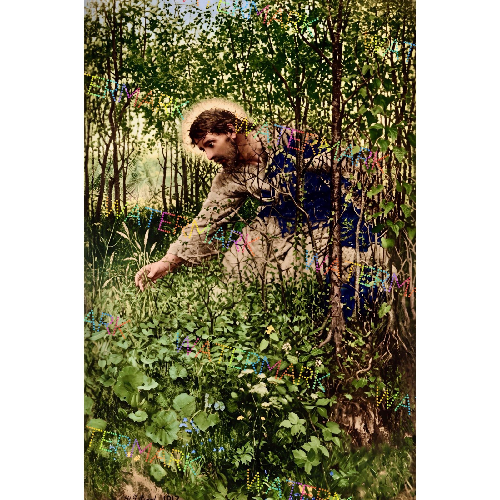 Sown Among the Thorns | Biblical Art by Alfred Usher Soord