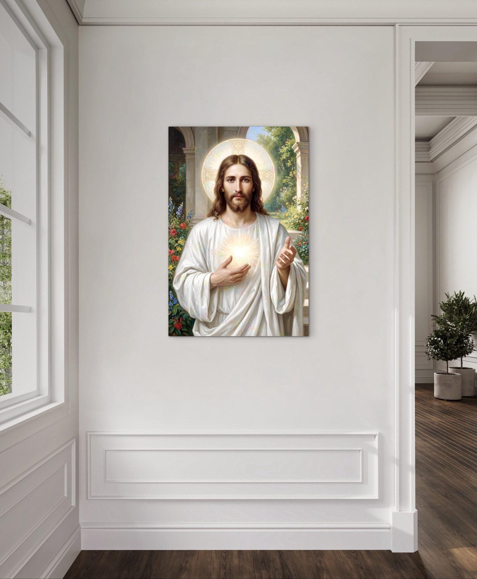 He Has Risen Christ Canvas Print | Resurrection Jesus Painting, Religious Art - Image 8