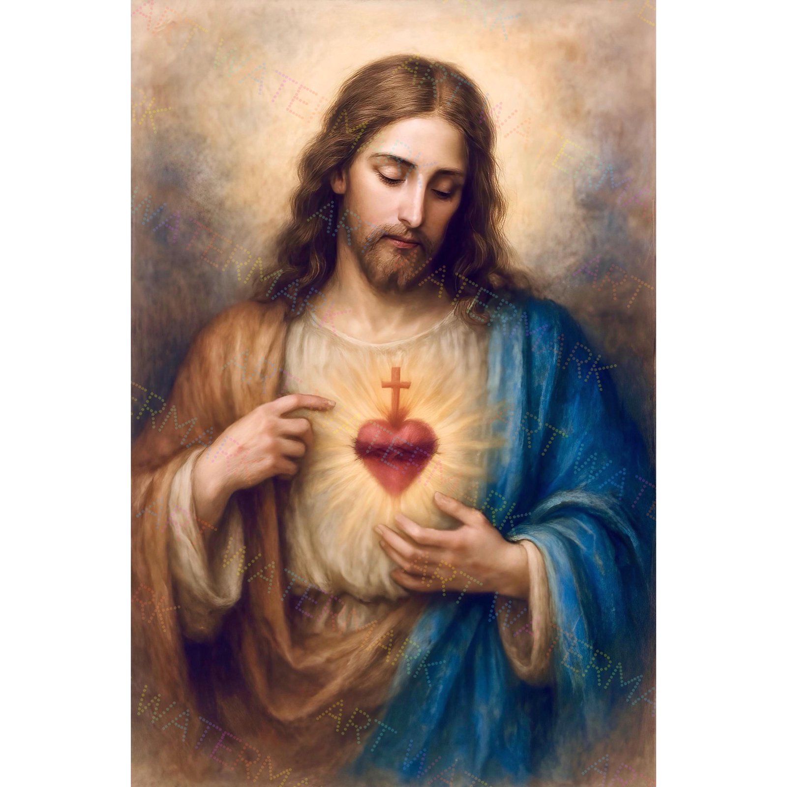 Sacred Heart of Jesus Art – Catholic Home Decor (Digital Download)