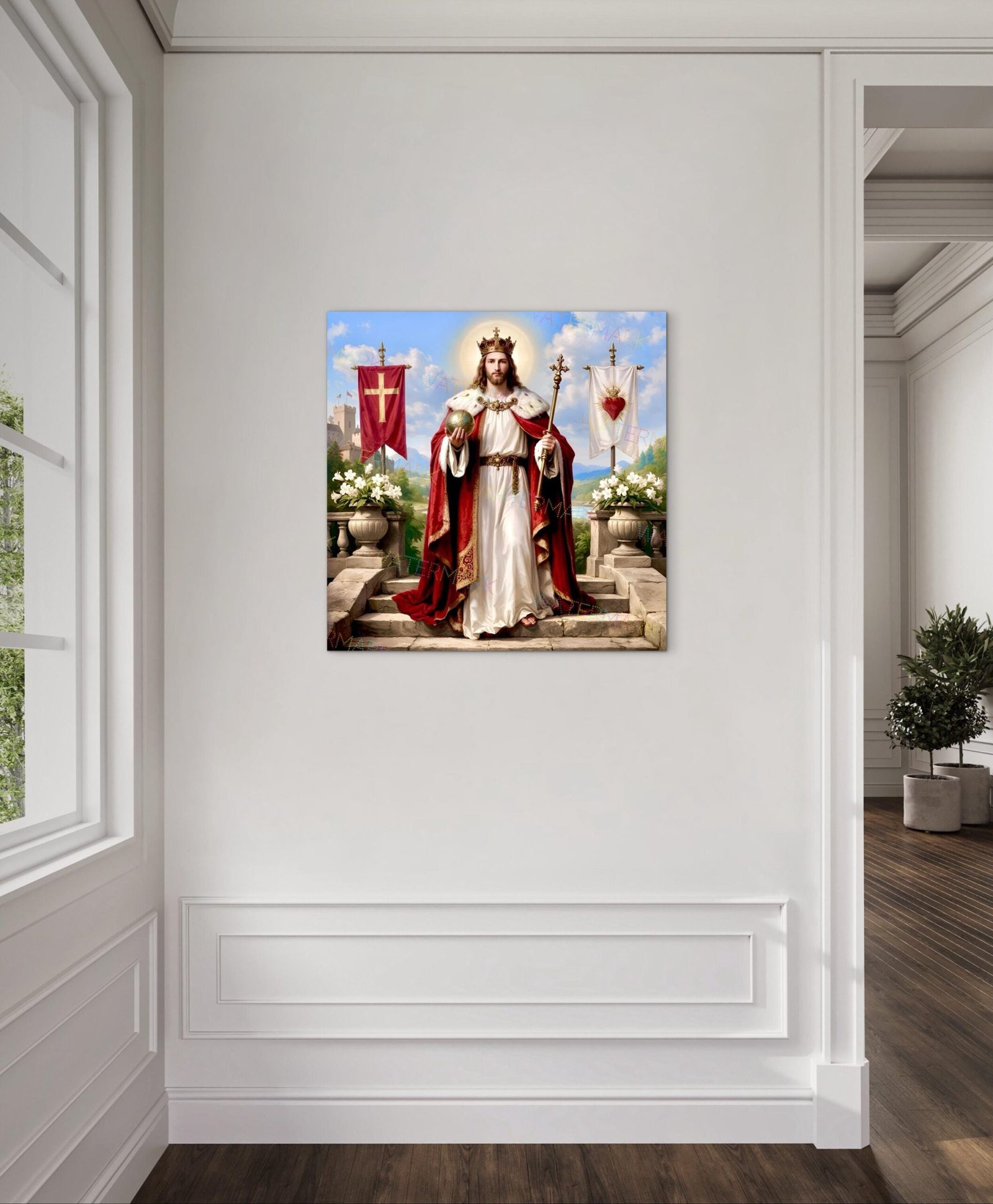 Christ the King Canvas Art: Jesus Christ Lord Wall Decor - Image 3