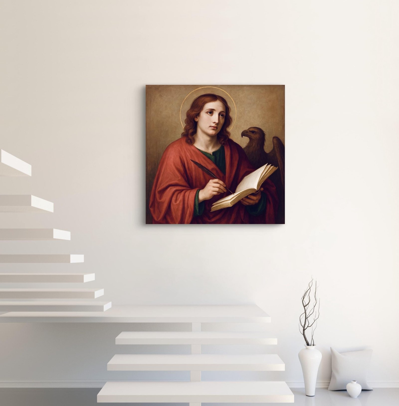 St. John the Apostle Canvas Art: Religious Wall Decor - Image 3