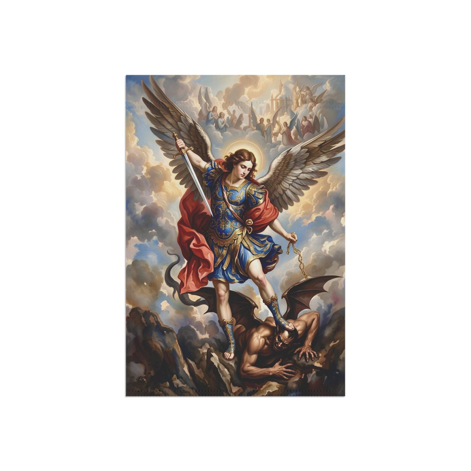 St. Michael Archangel Garden Art flag | Catholic Yard Decor - Image 5