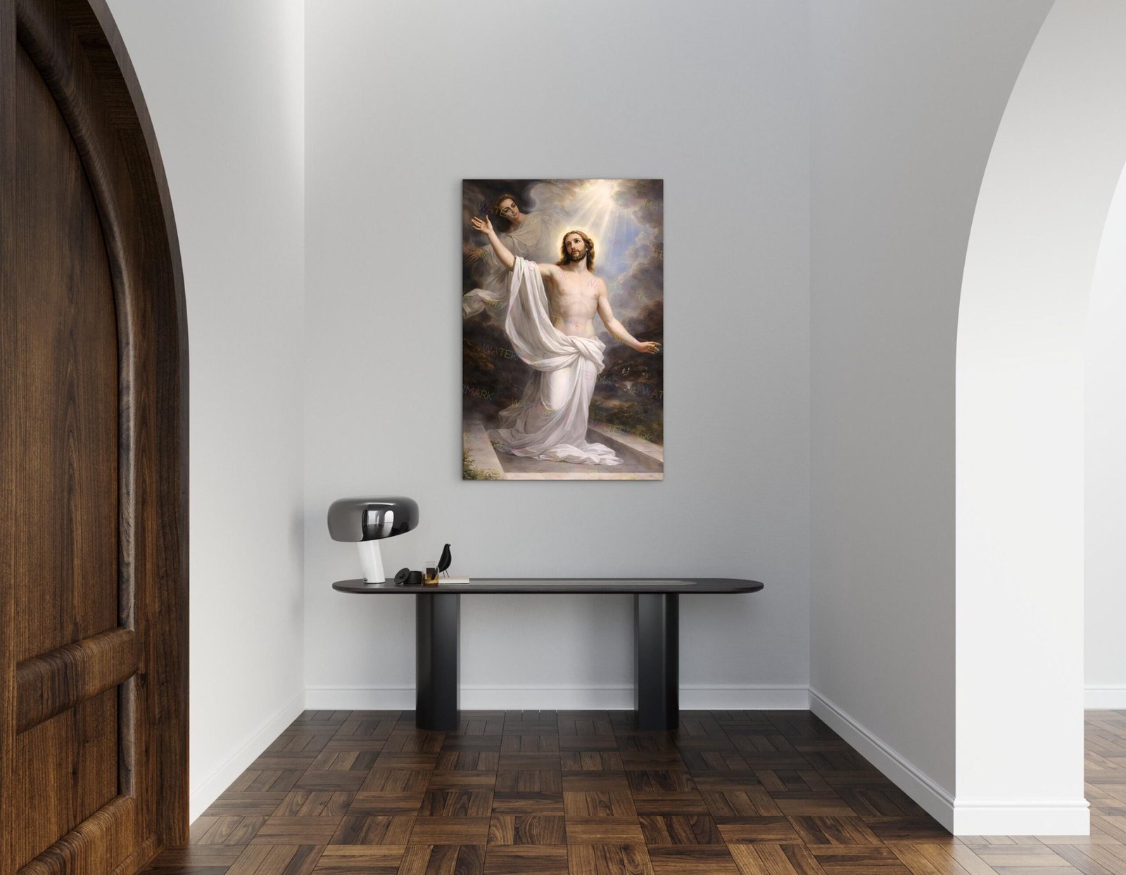 He Has Risen Jesus Canvas, Risen Christ Wall Art, Ready to Hang Christian Decor - Image 8