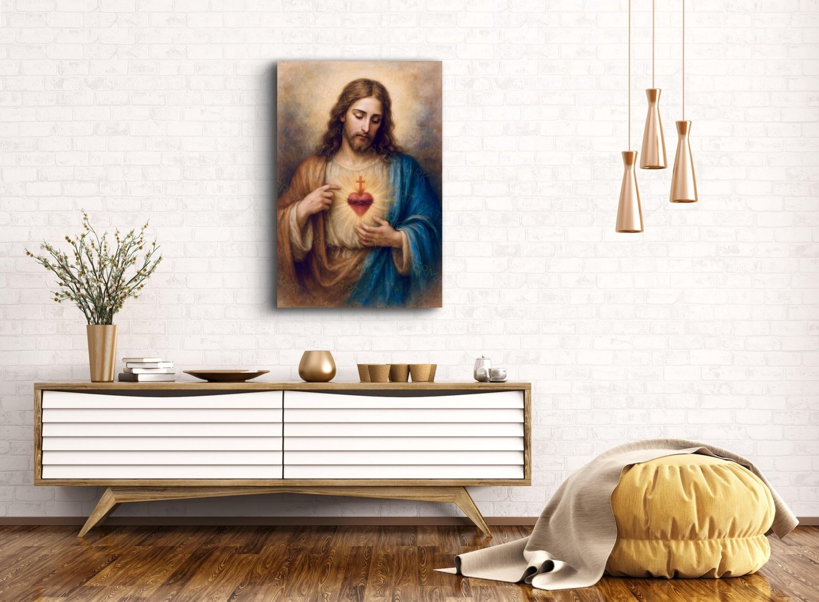 Sacred Heart of Jesus Art – Catholic Home Decor (Digital Download) - Image 5
