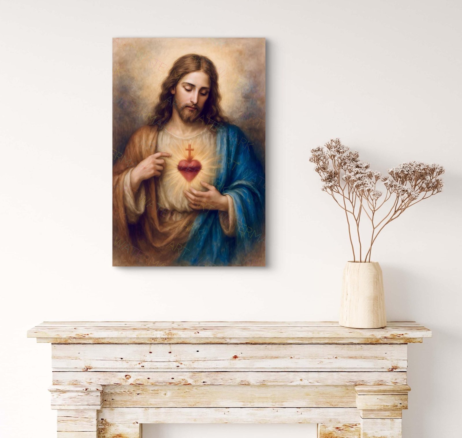 Sacred Heart of Jesus Art – Catholic Home Decor (Digital Download) - Image 4