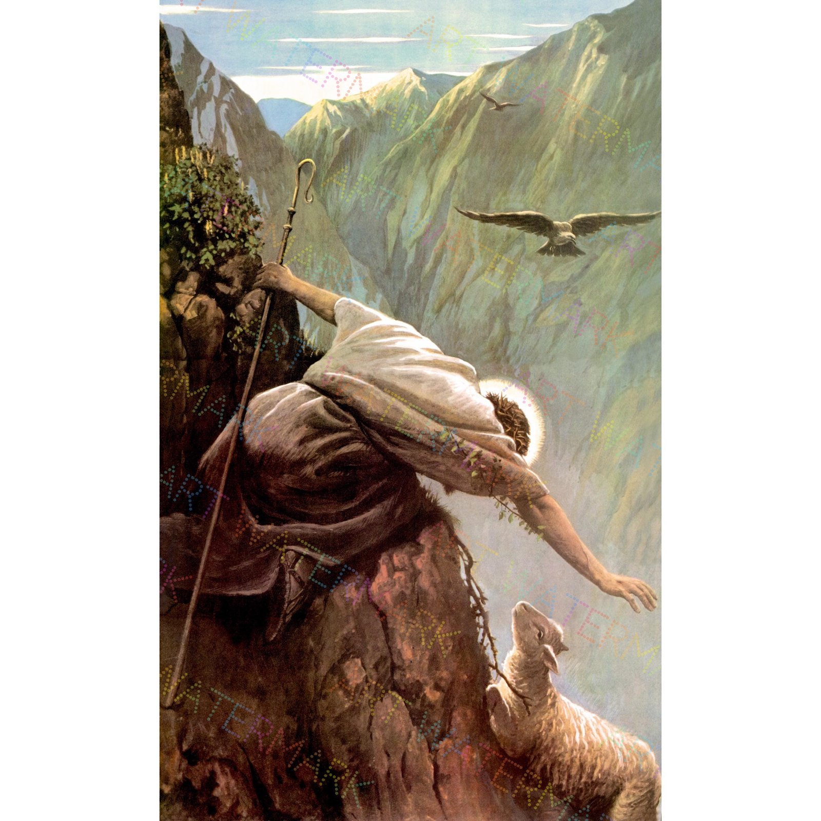 The Lost Sheep by Alfred Usher Soord | Jesus Shepherd Canvas