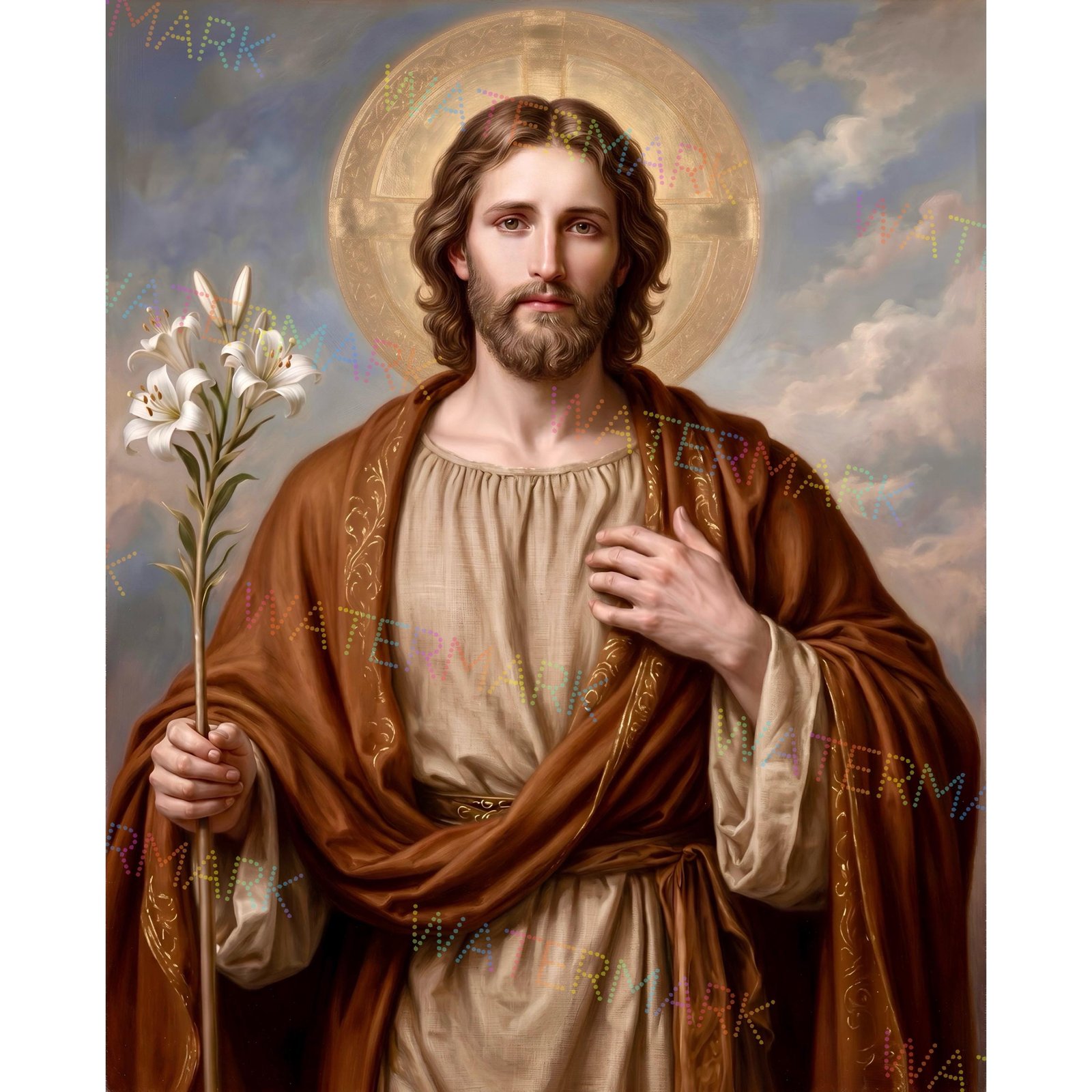 St Joseph Art Print, Catholic Wall Decor, Spiritual Gift (Digital Download)