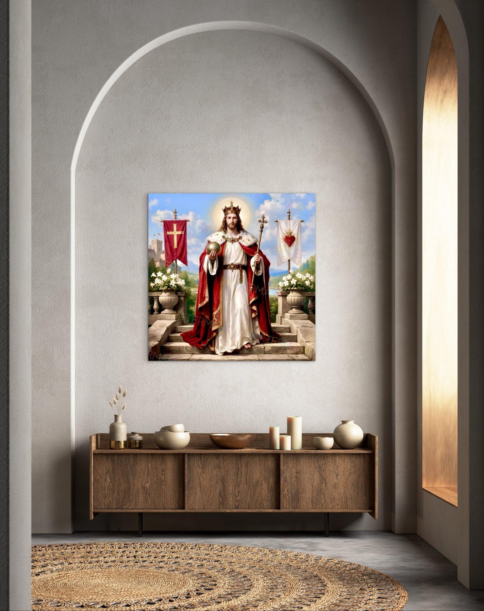 Christ the King Canvas Art: Jesus Christ Lord Wall Decor - Image 4