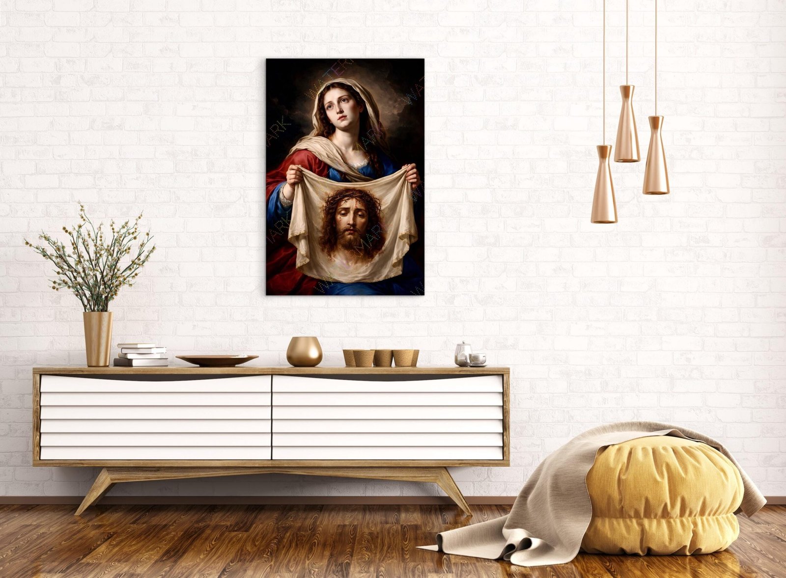 St. Veronica Holy Veil Print | Catholic Saint Printable Art (Digital Download) - Image 5