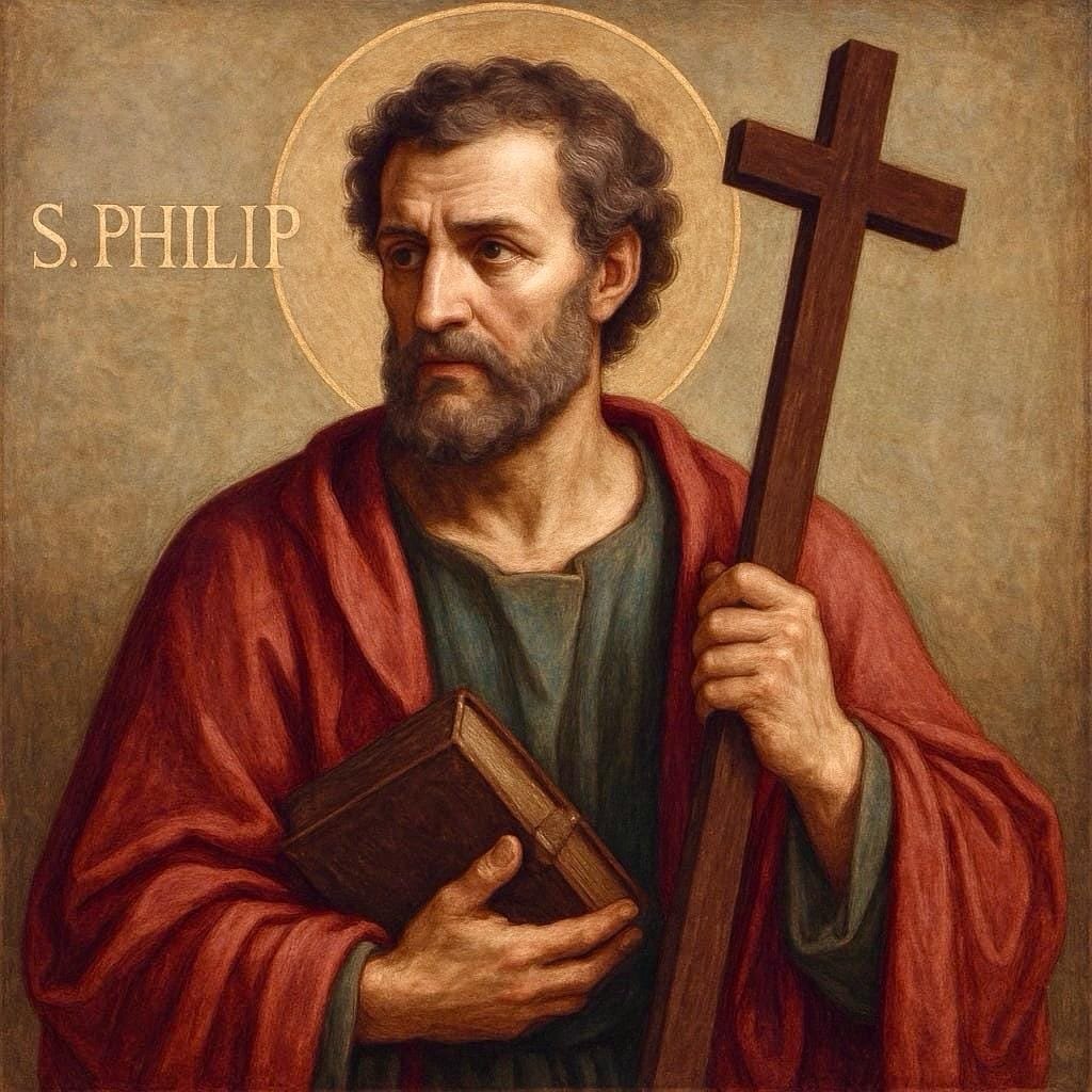 Saint Philip Canvas Art: Apostle & Martyr Devotional Wall Art