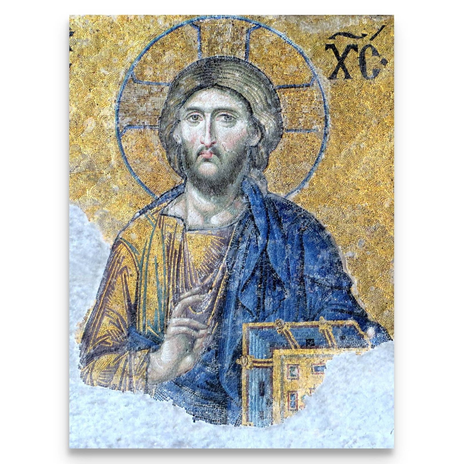 Antique Catholic, Jesus Christ, Canvas Art, Large Wall Decor, Fine Art Prints