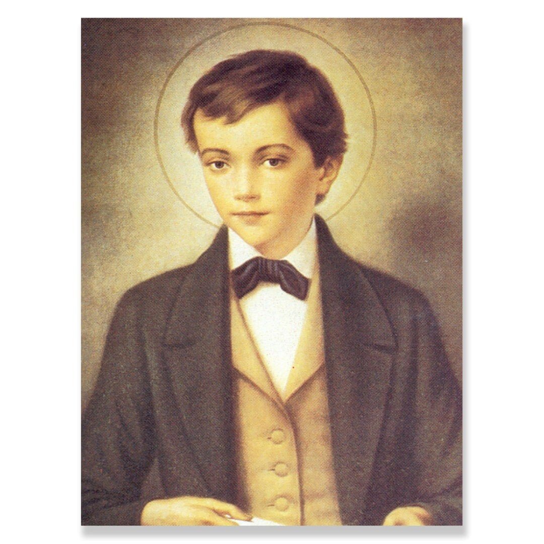 St Dominic Savio Canvas Art: Catholic Saint Gift