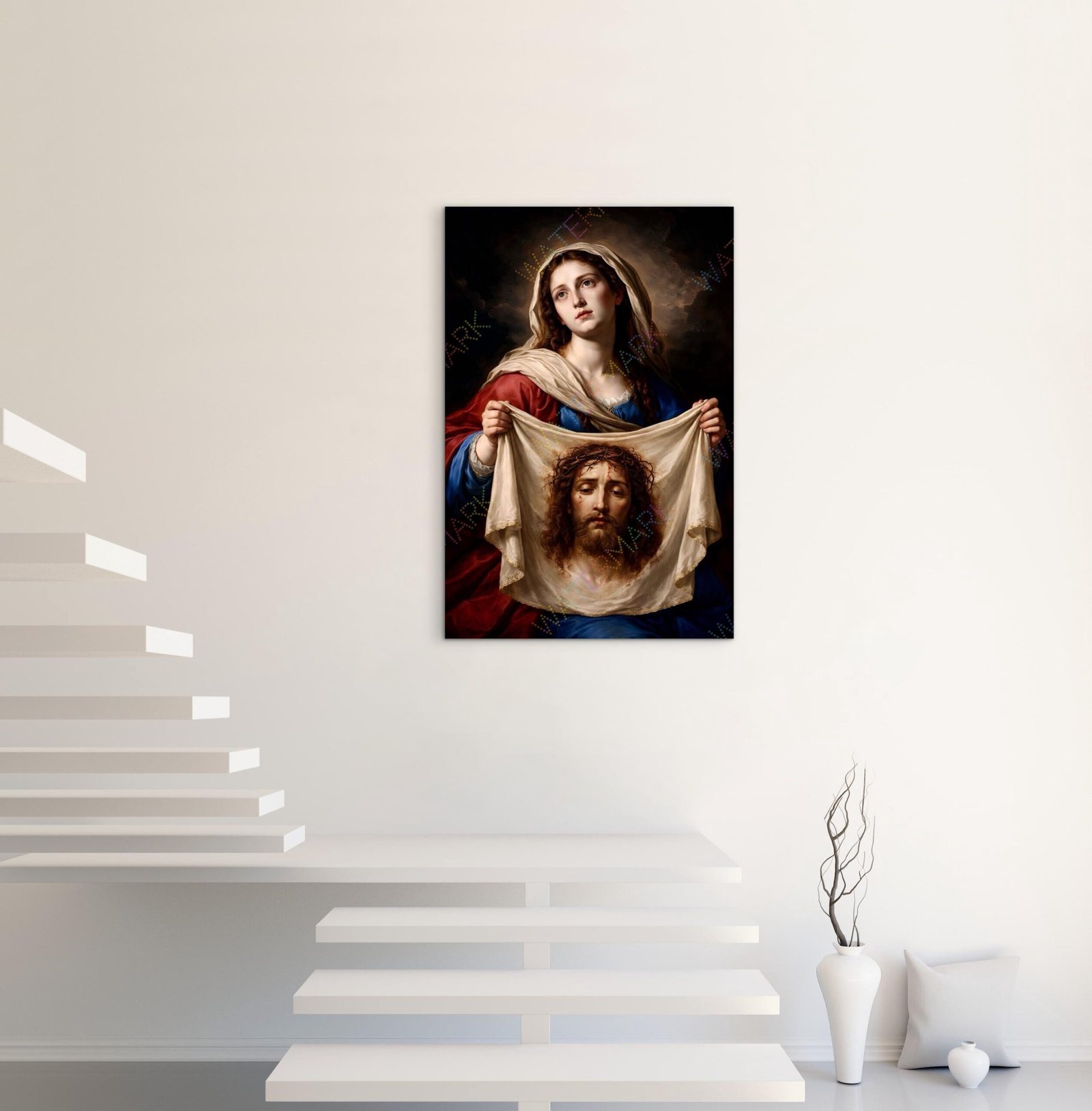 St. Veronica Holy Veil Print | Catholic Saint Printable Art (Digital Download) - Image 3