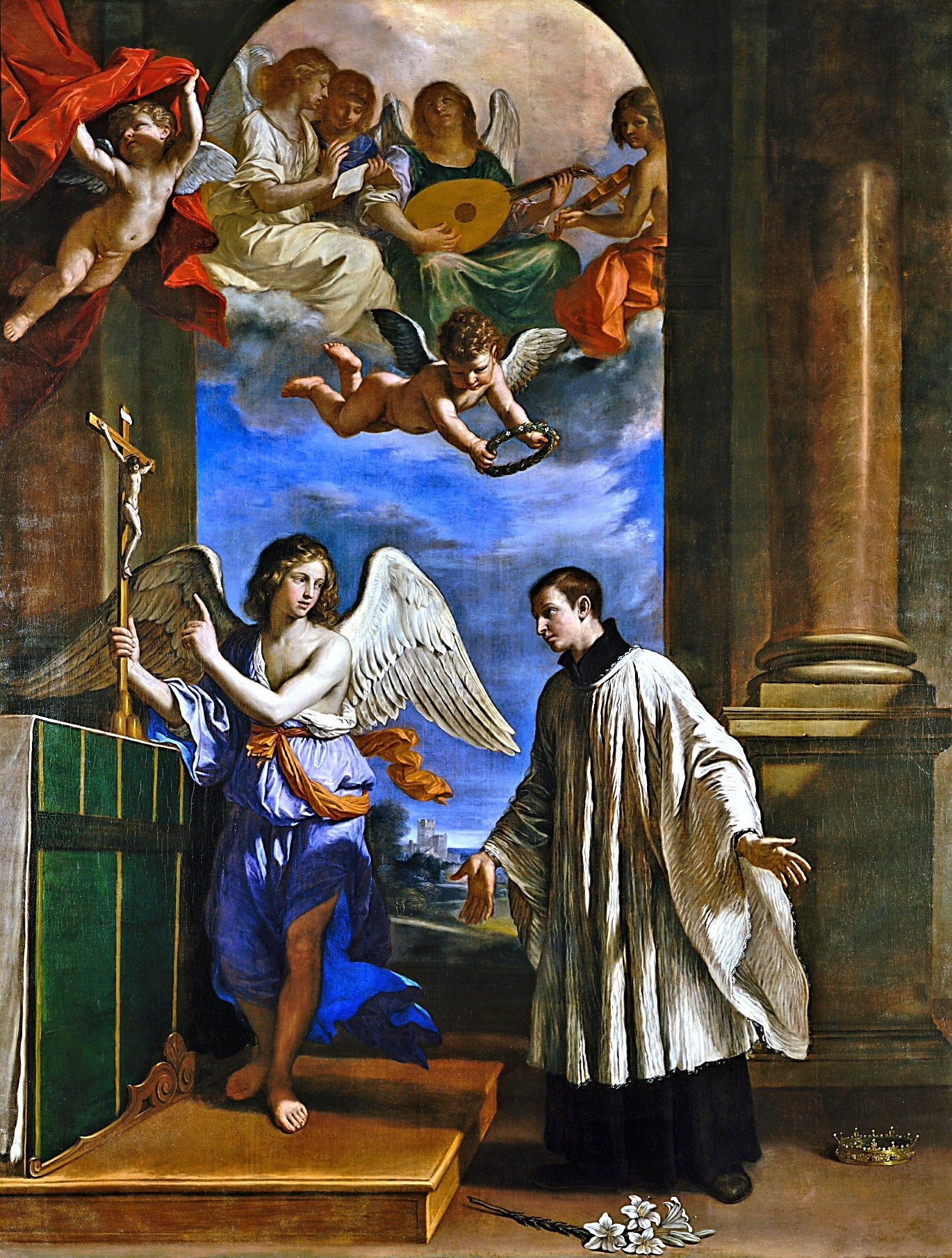 St. Aloysius Gonzaga Canvas Art: Catholic Fine Art Print